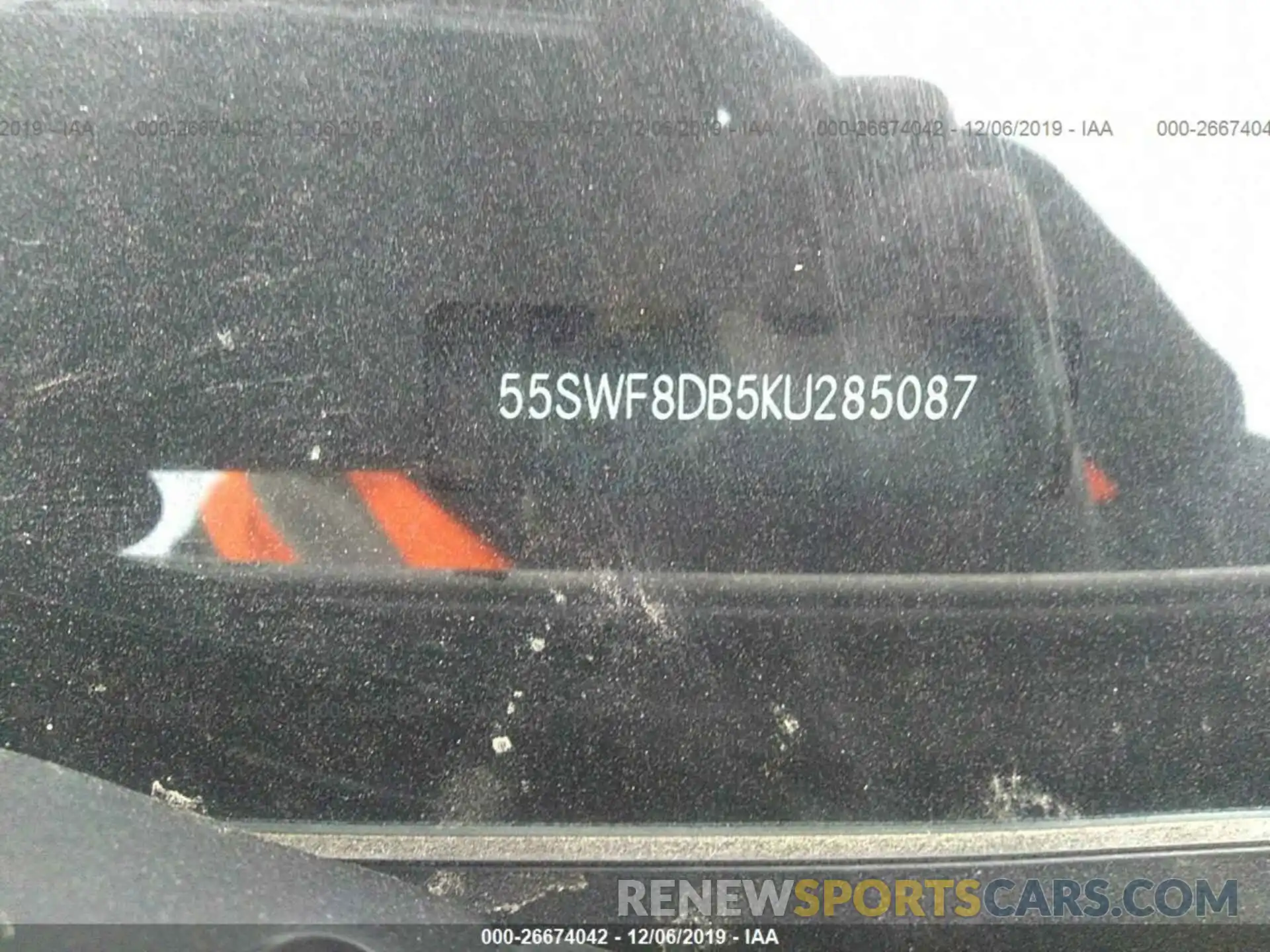 9 Photograph of a damaged car 55SWF8DB5KU285087 MERCEDES-BENZ C 2019