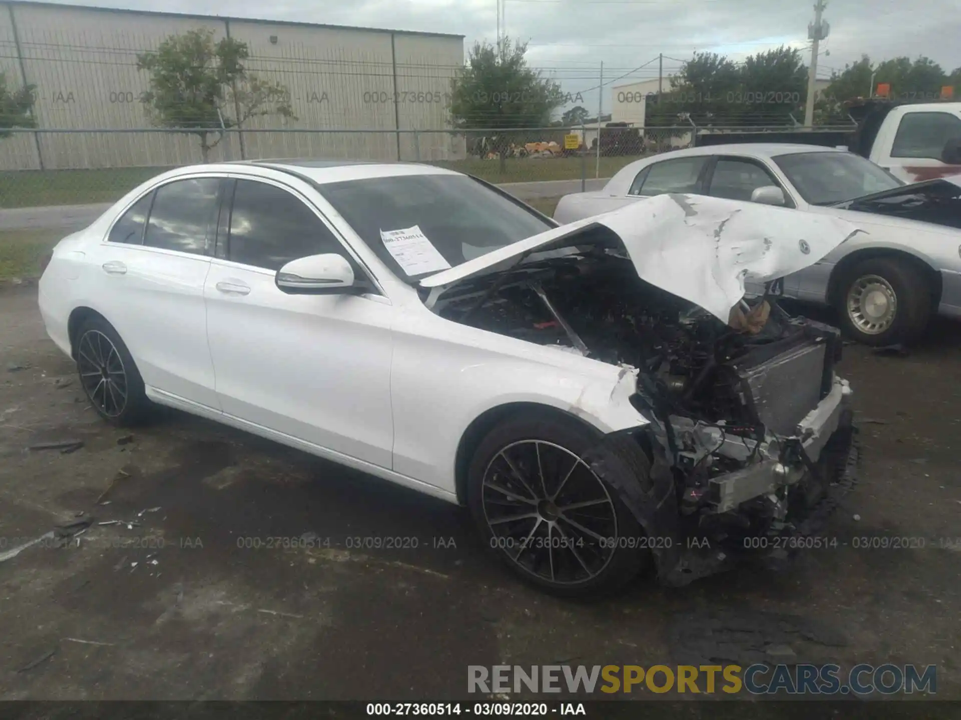 1 Photograph of a damaged car 55SWF8DB5KU319612 MERCEDES-BENZ C 2019