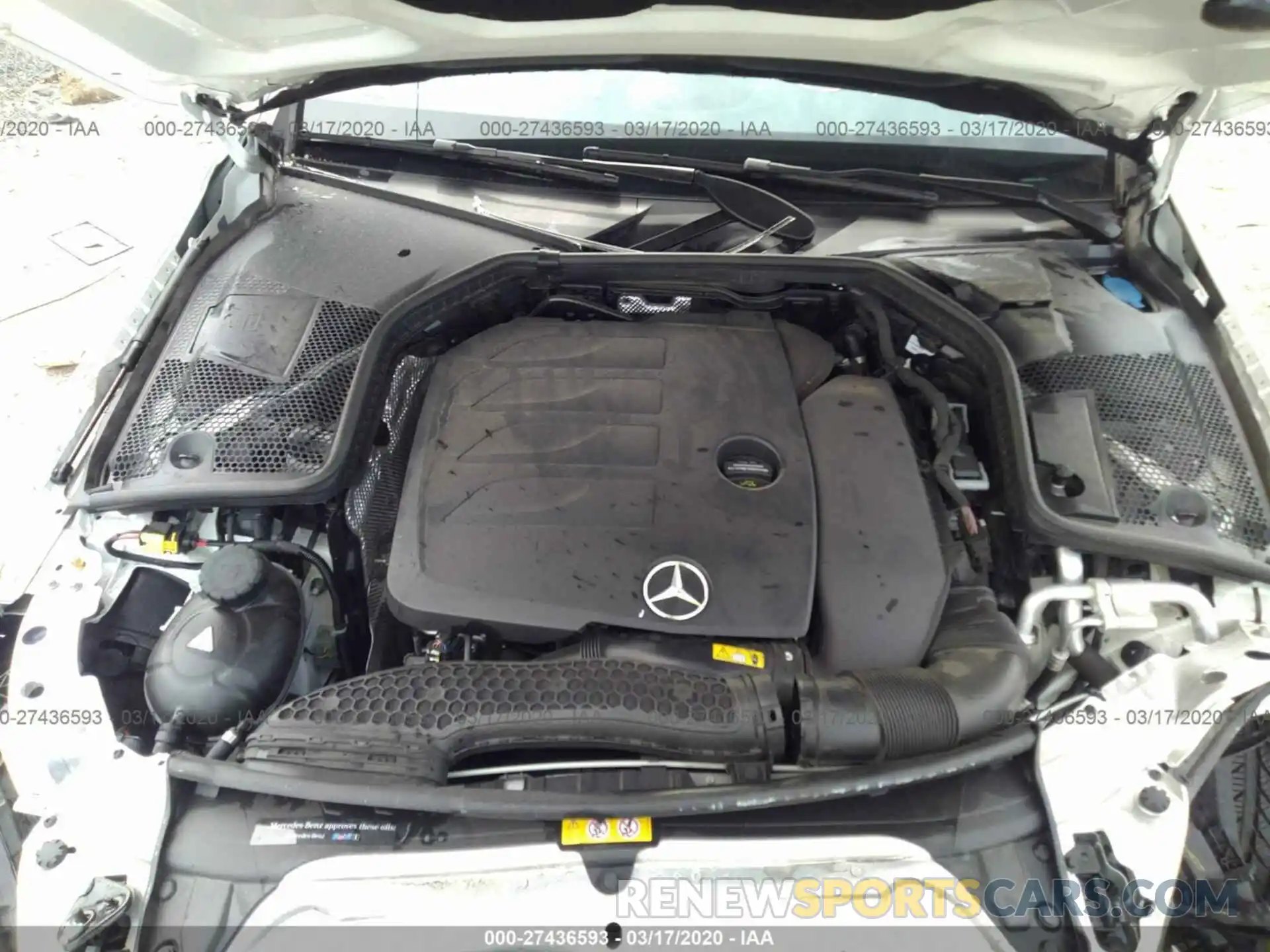 10 Photograph of a damaged car 55SWF8DB7KU301676 MERCEDES-BENZ C 2019