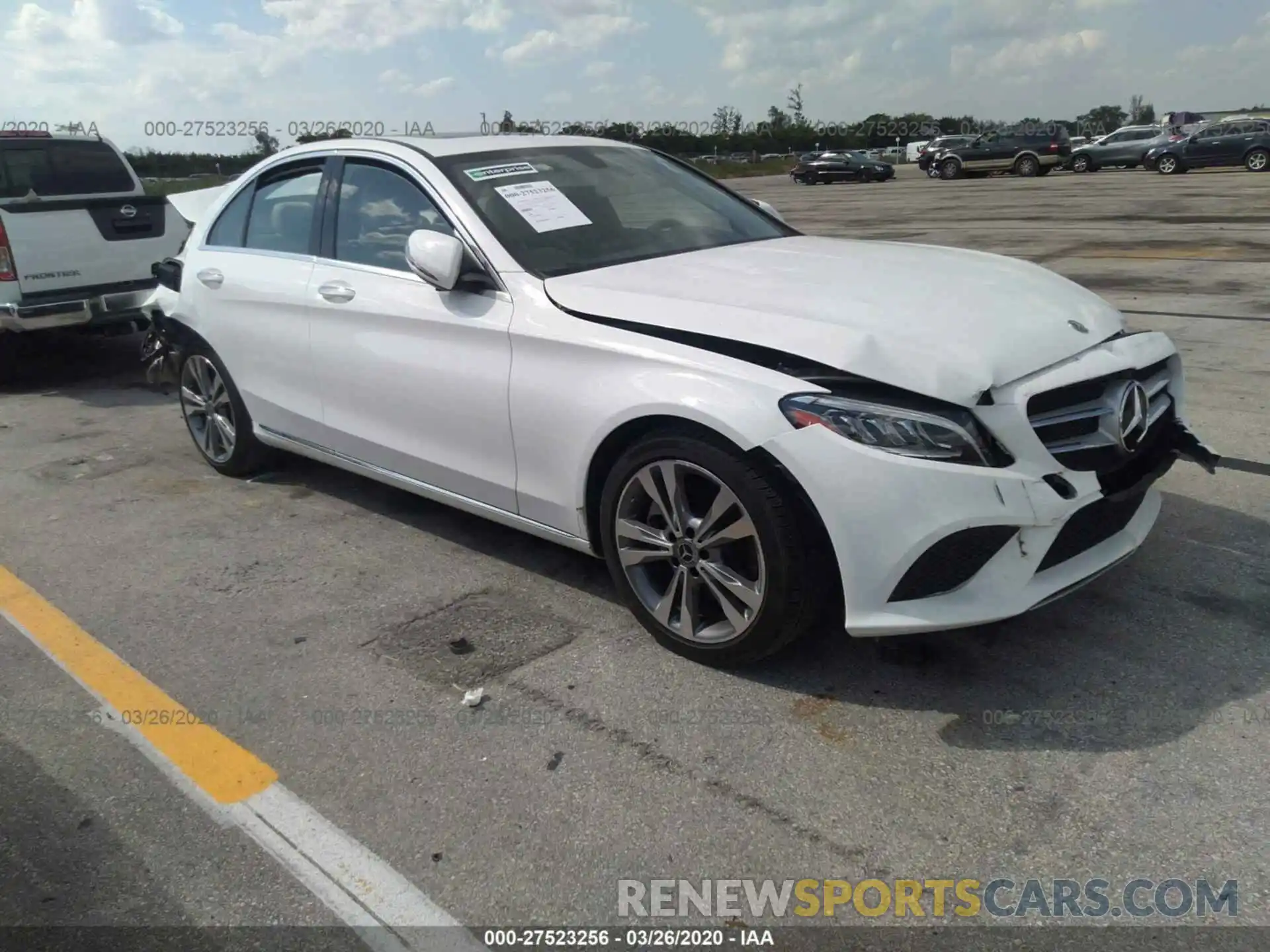 1 Photograph of a damaged car 55SWF8DB9KU296366 MERCEDES-BENZ C 2019