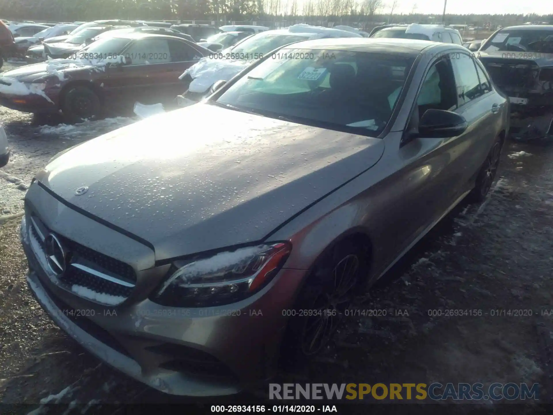 2 Photograph of a damaged car 55SWF8EB8KU297765 MERCEDES-BENZ C 2019