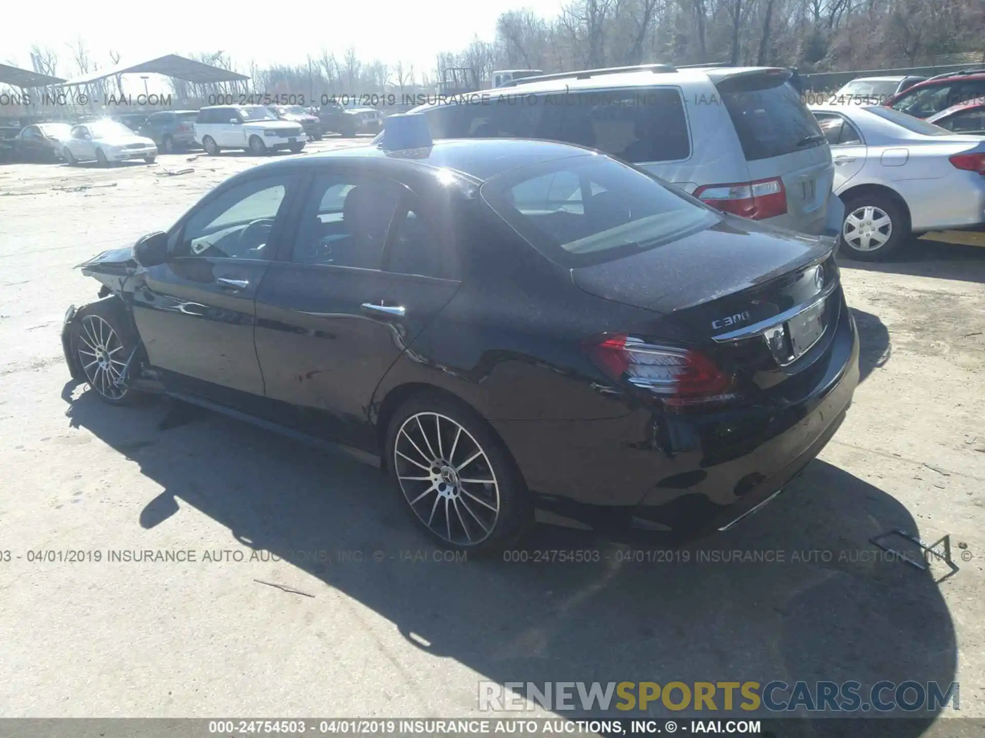 3 Photograph of a damaged car 55SWF8EB9KU312855 MERCEDES-BENZ C 2019