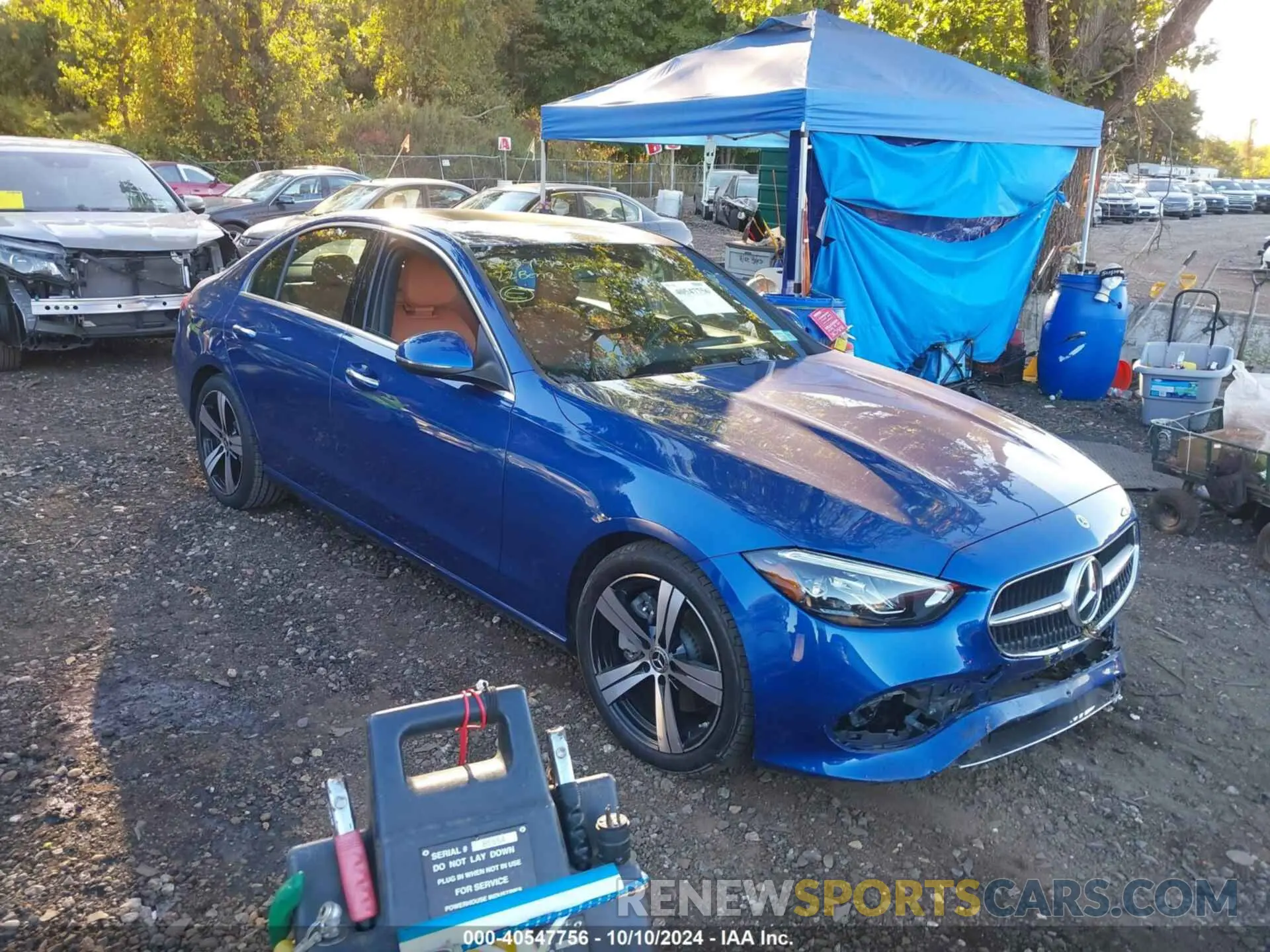 1 Photograph of a damaged car W1KAF4HB7NR020285 MERCEDES-BENZ C 2022
