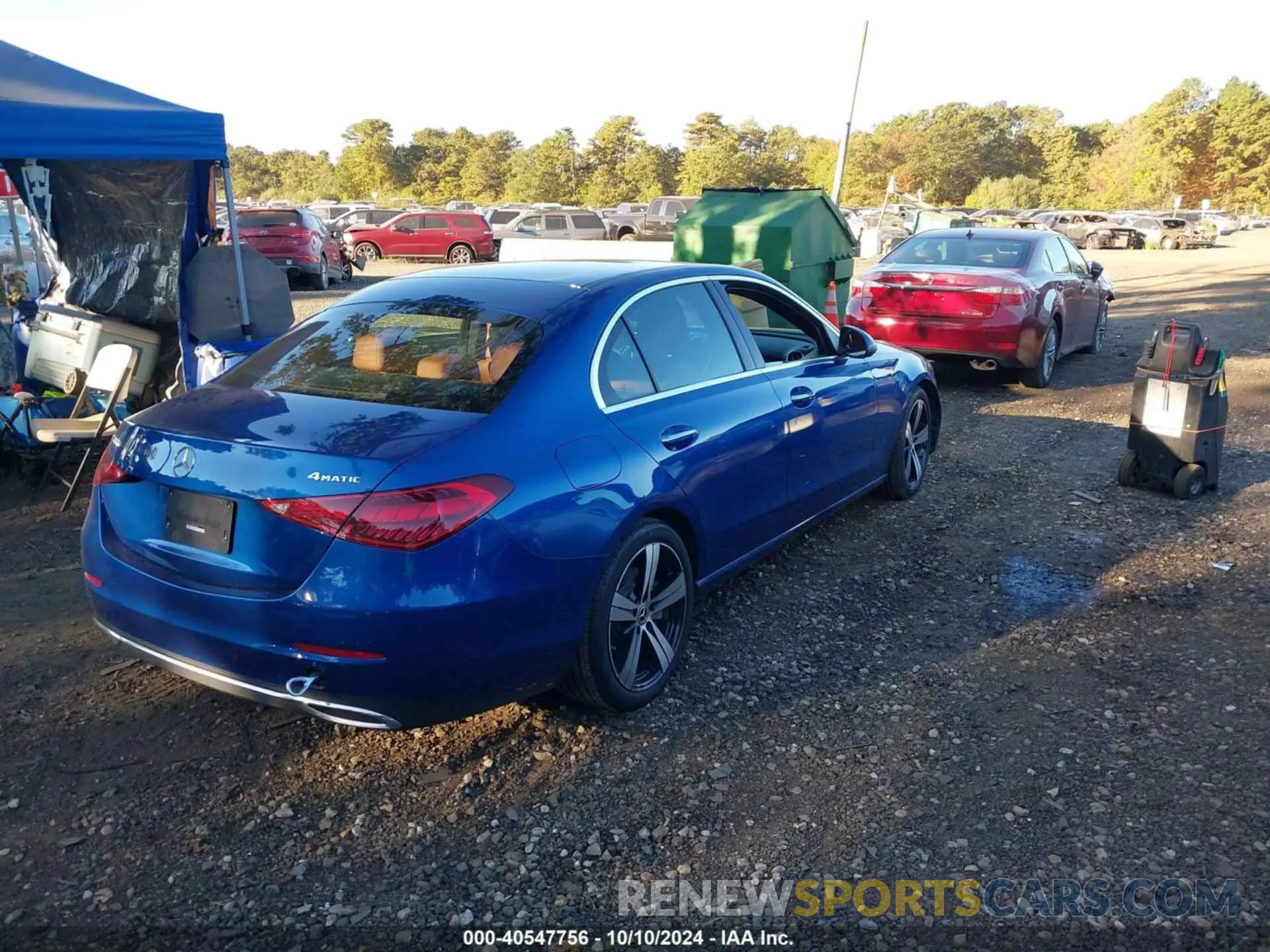 4 Photograph of a damaged car W1KAF4HB7NR020285 MERCEDES-BENZ C 2022