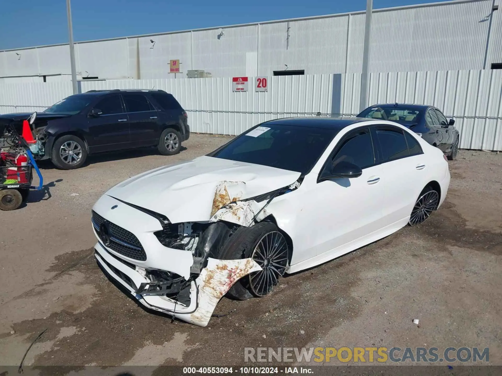 2 Photograph of a damaged car W1KAF4GB9PR123468 MERCEDES-BENZ C 2023