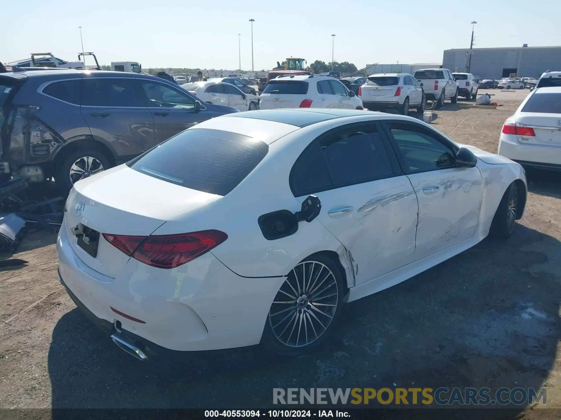 4 Photograph of a damaged car W1KAF4GB9PR123468 MERCEDES-BENZ C 2023