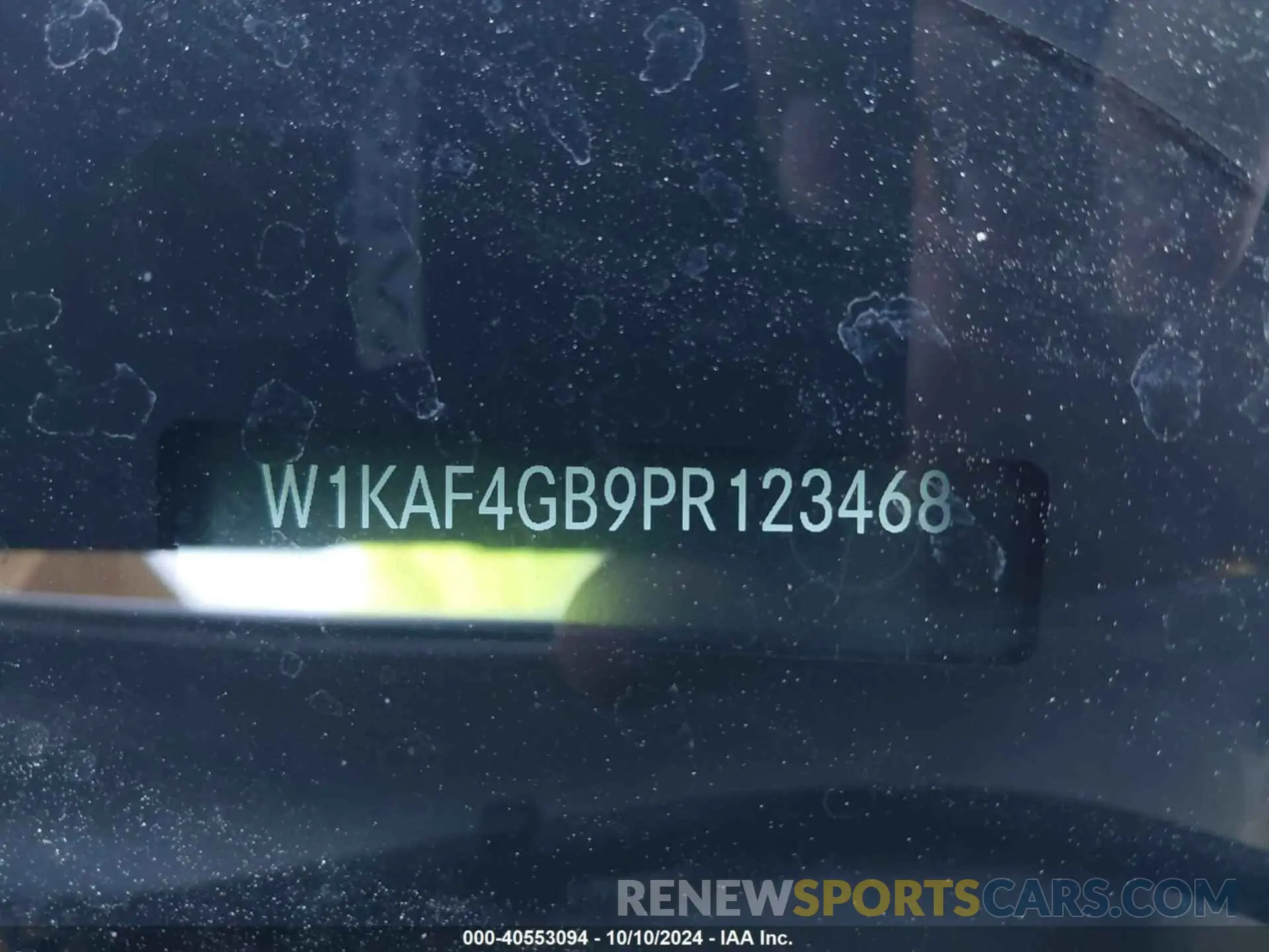9 Photograph of a damaged car W1KAF4GB9PR123468 MERCEDES-BENZ C 2023
