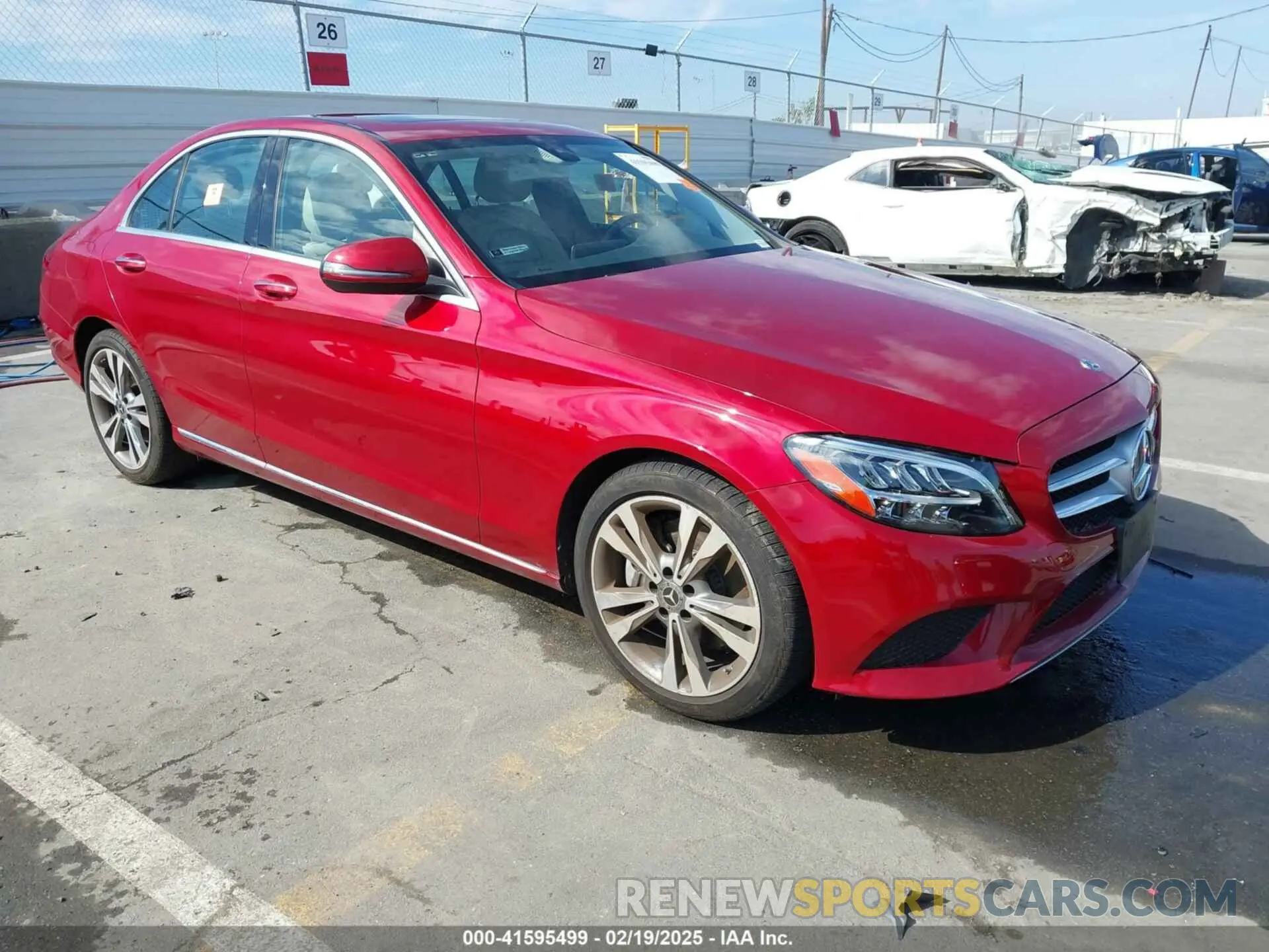 1 Photograph of a damaged car 55SWF8DB0KU289497 MERCEDES-BENZ C 300 2019