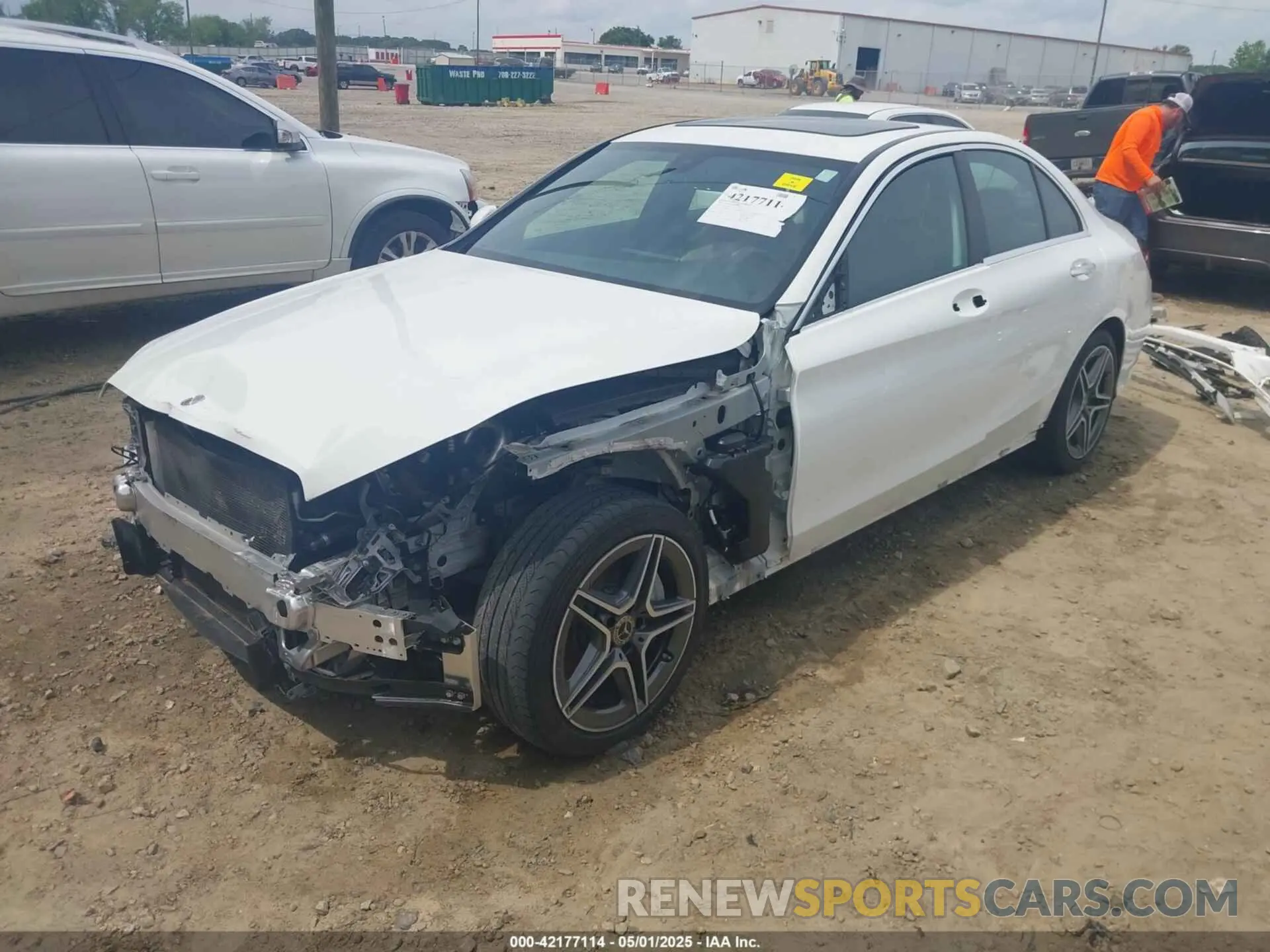 2 Photograph of a damaged car 55SWF8DB4KU282844 MERCEDES-BENZ C 300 2019