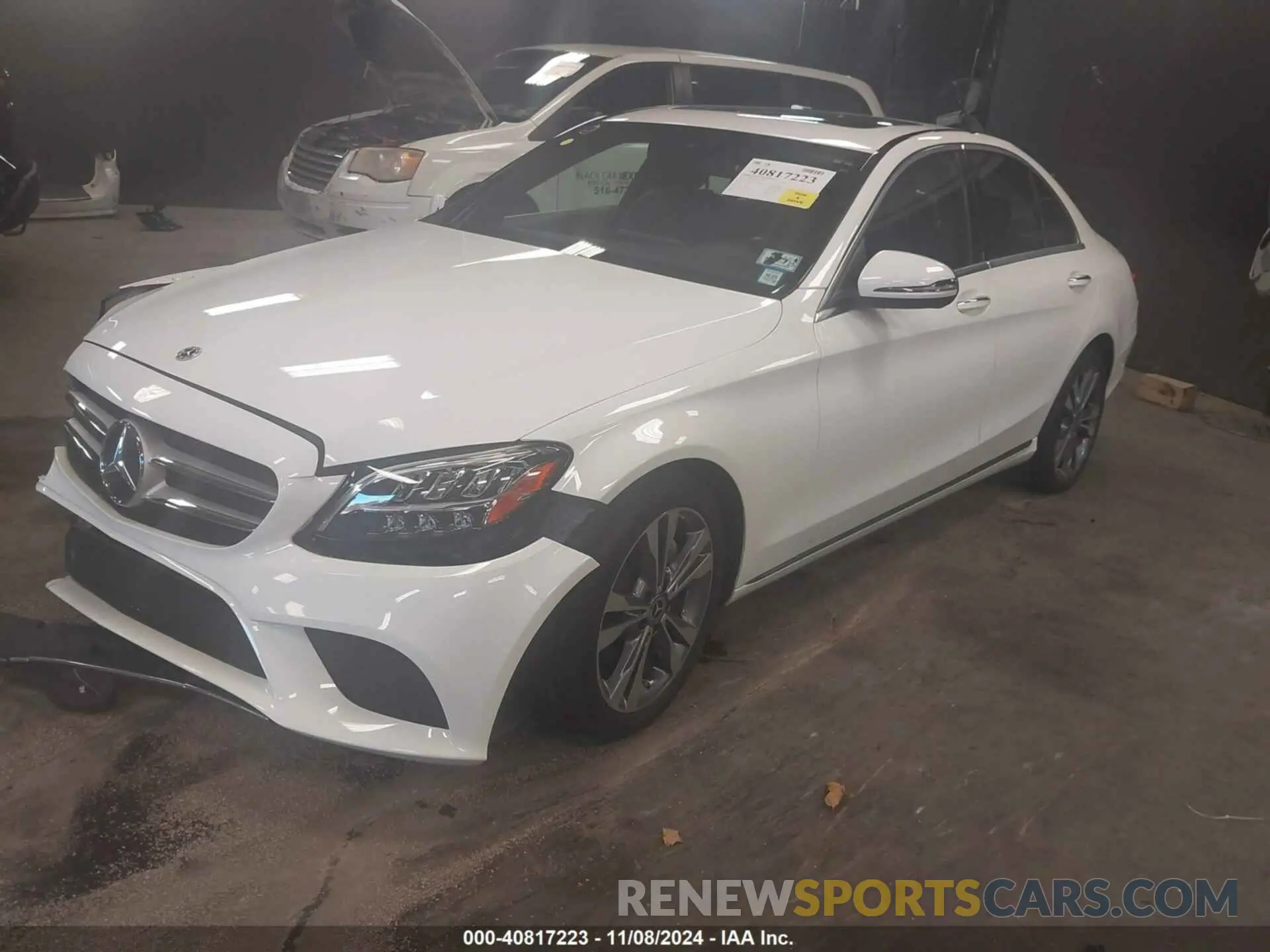 2 Photograph of a damaged car 55SWF8DB5KU301319 MERCEDES-BENZ C 300 2019
