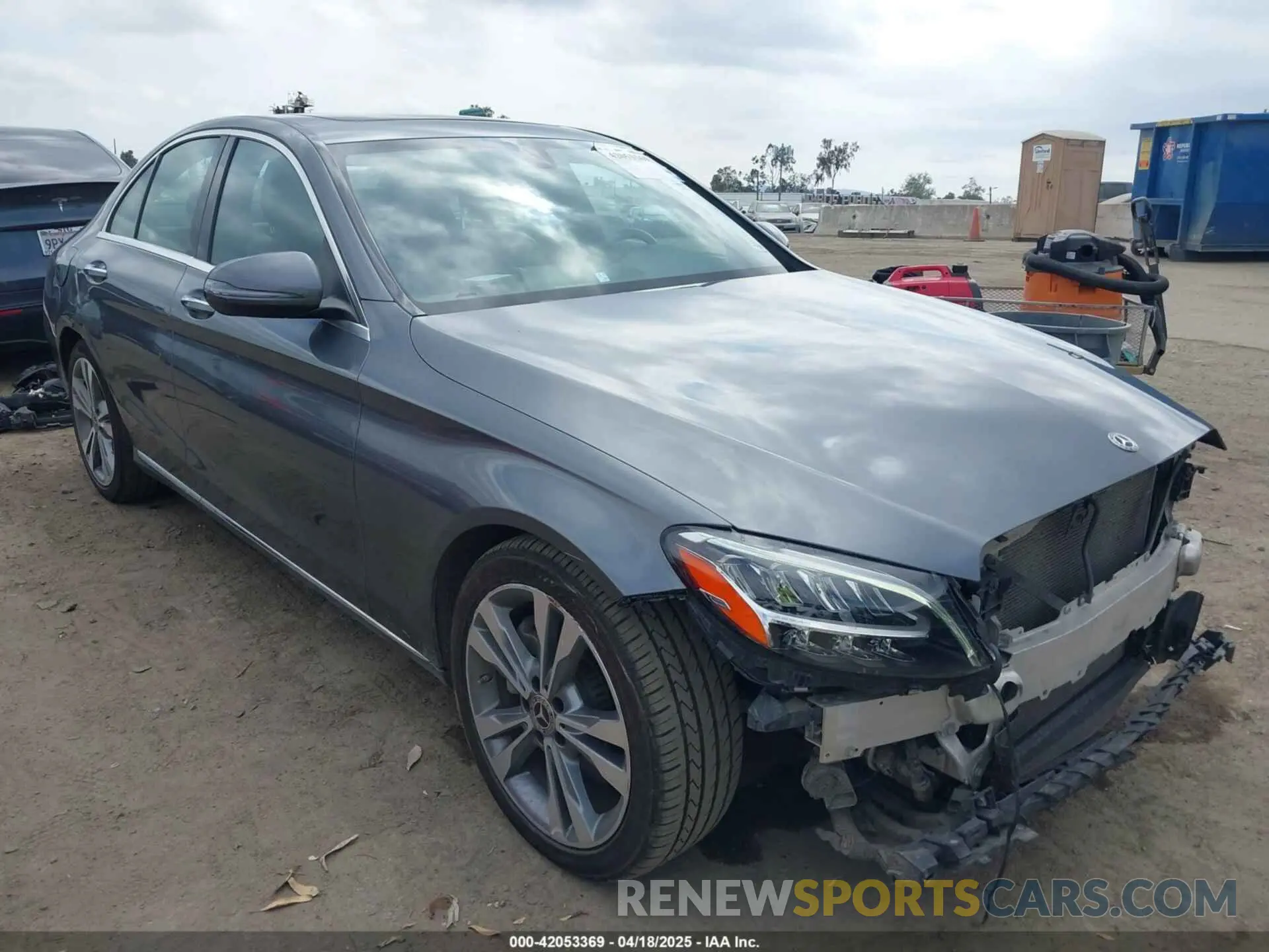 1 Photograph of a damaged car 55SWF8DB7KU312371 MERCEDES-BENZ C 300 2019