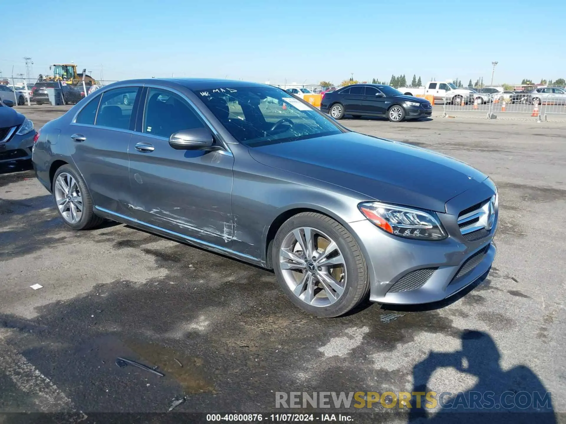 1 Photograph of a damaged car 55SWF8DB8KU300343 MERCEDES-BENZ C 300 2019