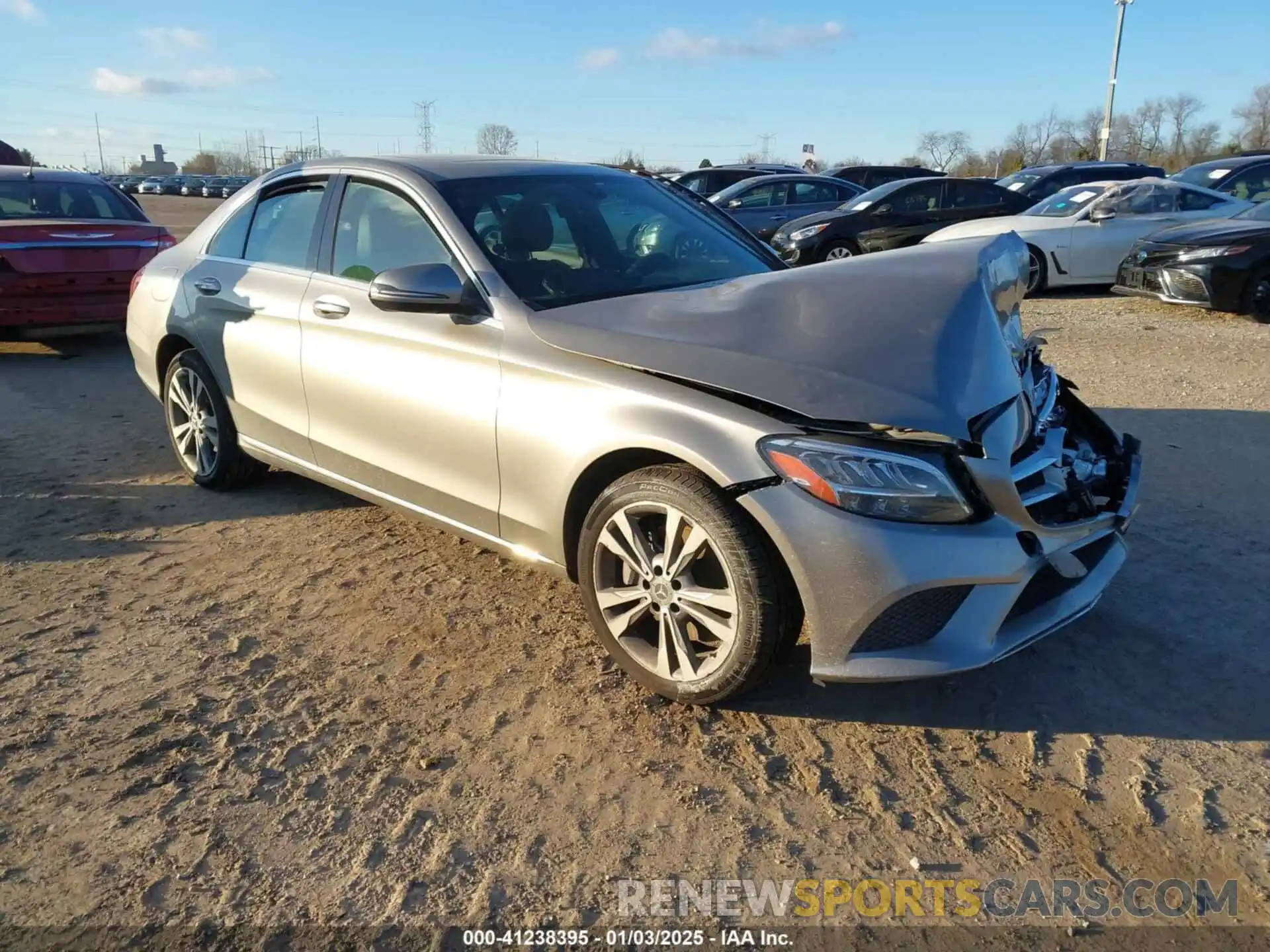 1 Photograph of a damaged car 55SWF8EB2KU296000 MERCEDES-BENZ C 300 2019