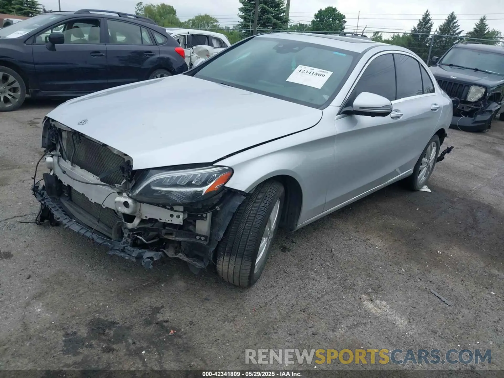 2 Photograph of a damaged car 55SWF8EB4KU313069 MERCEDES-BENZ C 300 2019