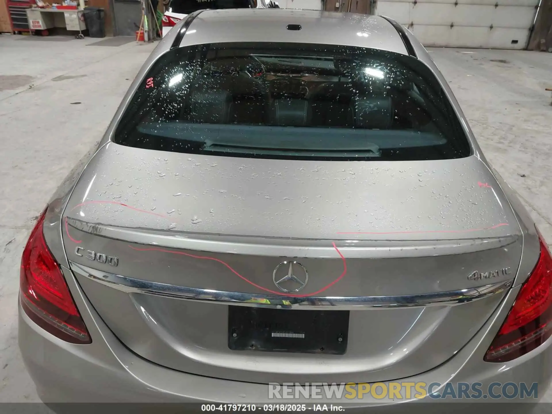 6 Photograph of a damaged car 55SWF8EB6KU321044 MERCEDES-BENZ C 300 2019