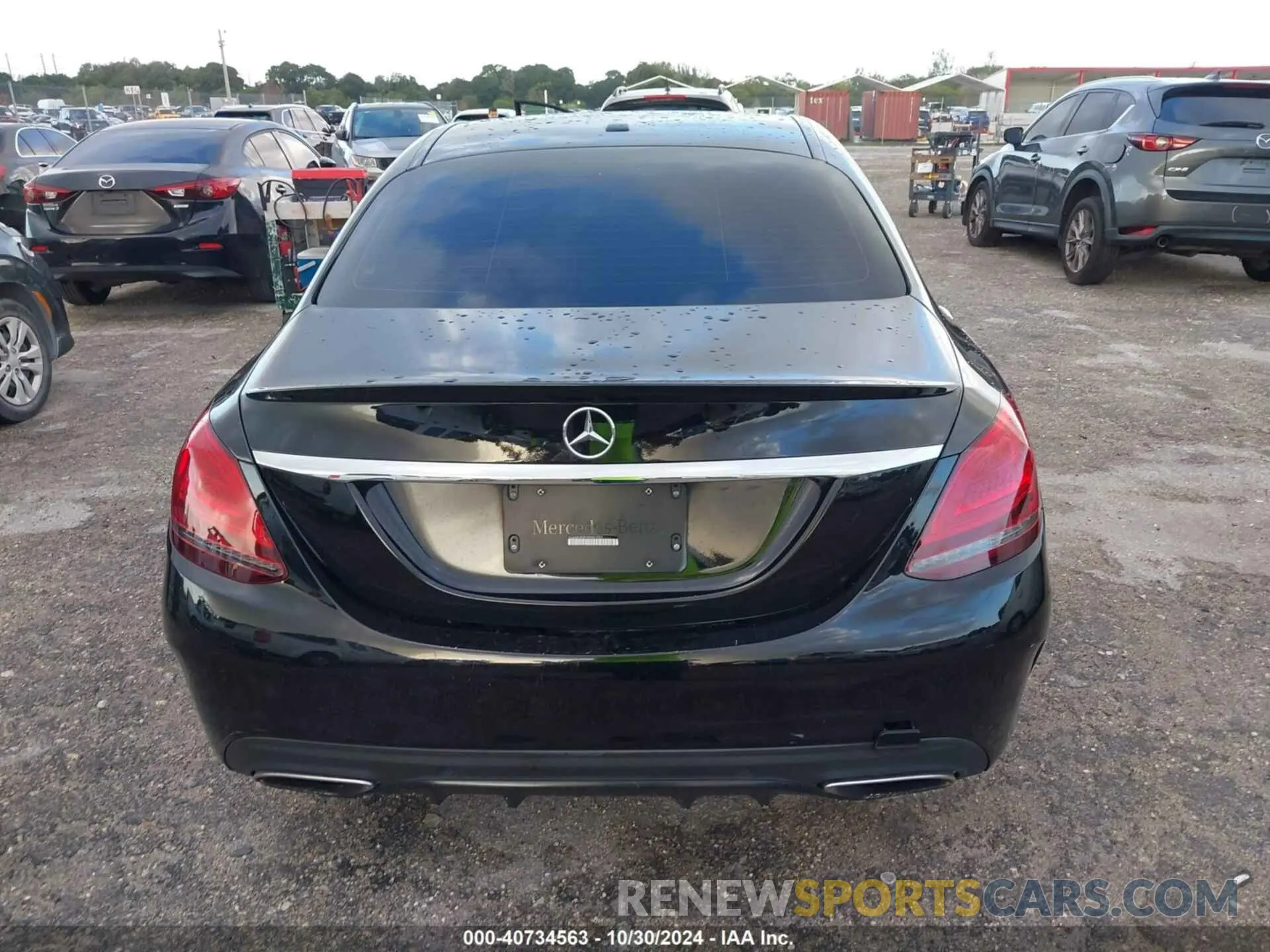 16 Photograph of a damaged car WDDWF8DB1KR481593 MERCEDES-BENZ C 300 2019