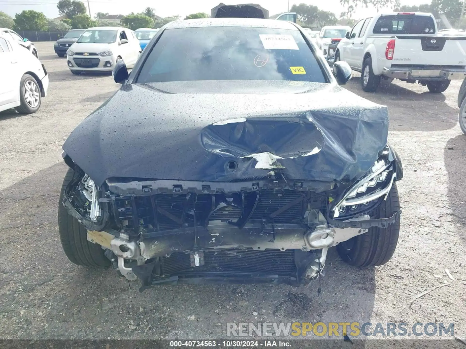 6 Photograph of a damaged car WDDWF8DB1KR481593 MERCEDES-BENZ C 300 2019