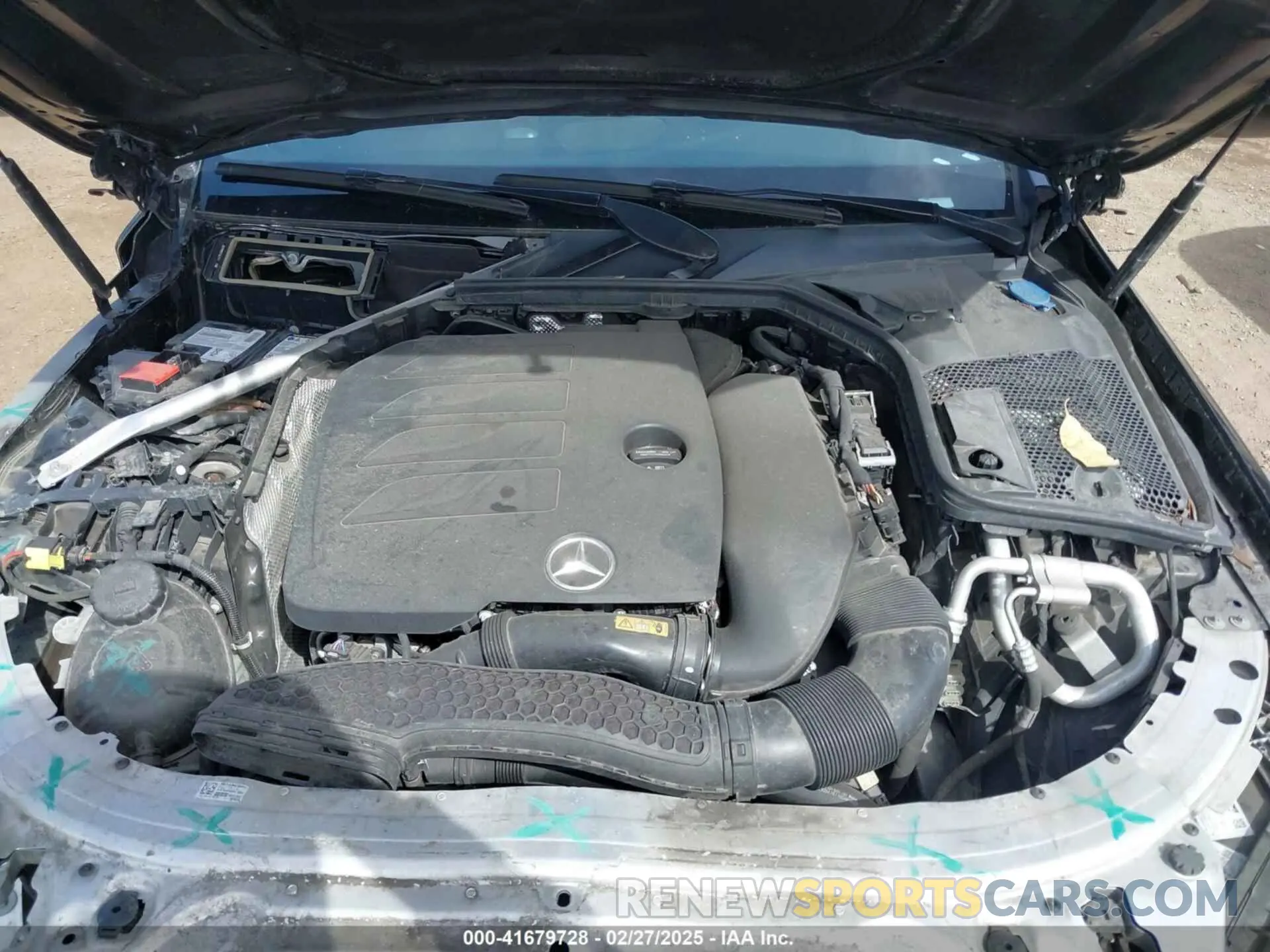 10 Photograph of a damaged car WDDWF8DB1KR483795 MERCEDES-BENZ C 300 2019