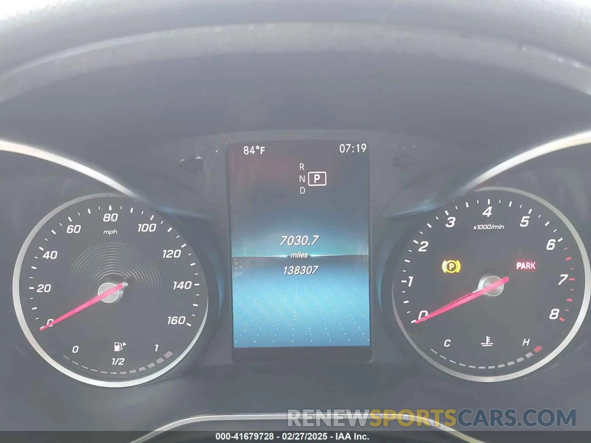 7 Photograph of a damaged car WDDWF8DB1KR483795 MERCEDES-BENZ C 300 2019