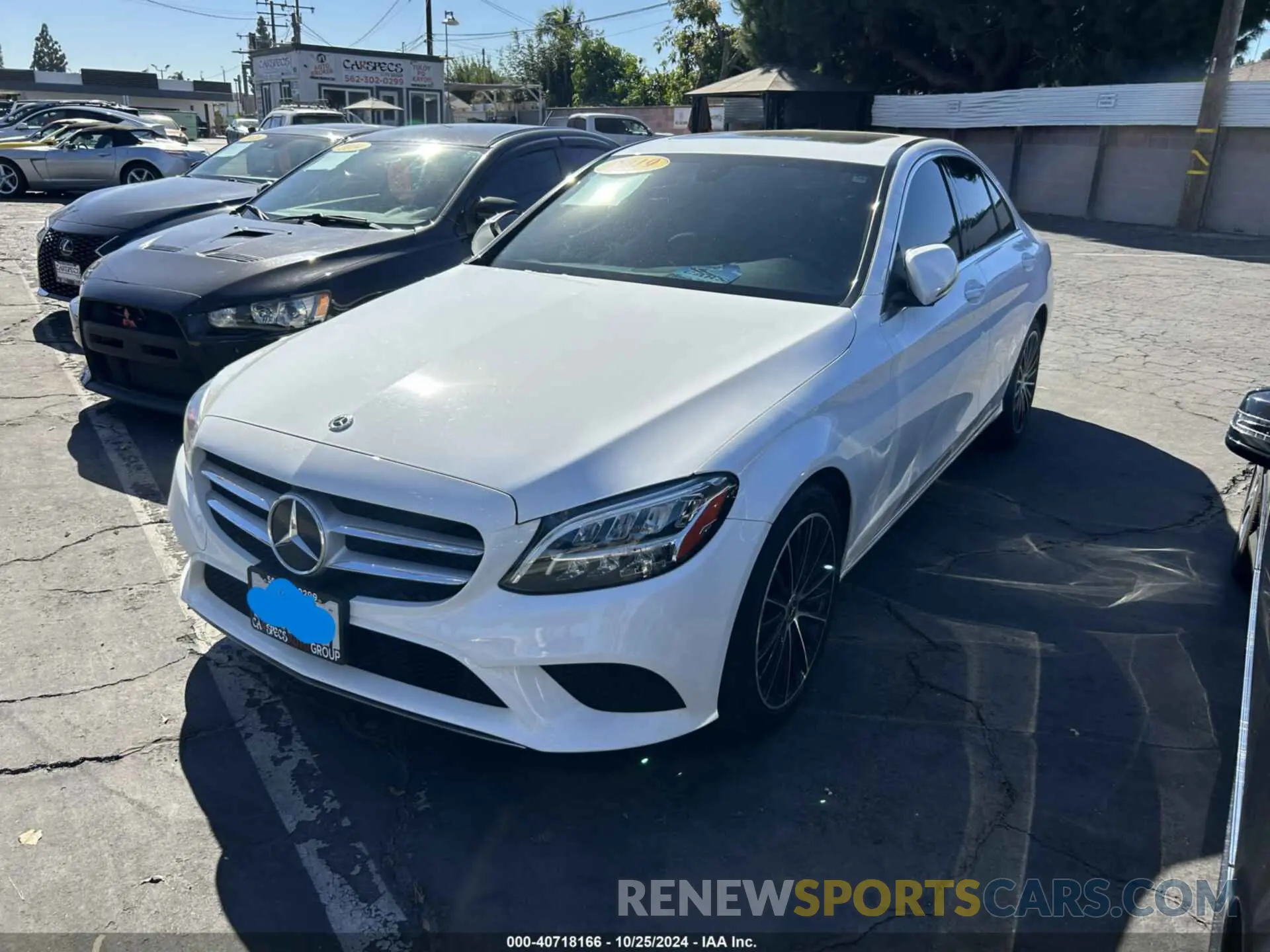 2 Photograph of a damaged car WDDWF8DBXKR462377 MERCEDES-BENZ C 300 2019
