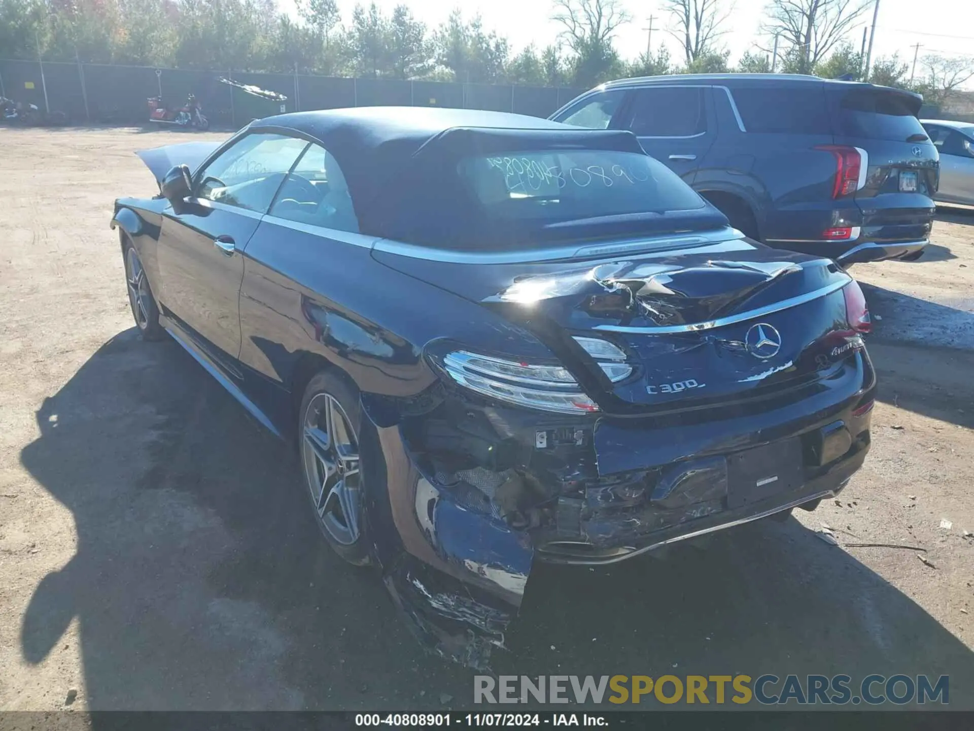 3 Photograph of a damaged car WDDWK8EB0KF814653 MERCEDES-BENZ C 300 2019
