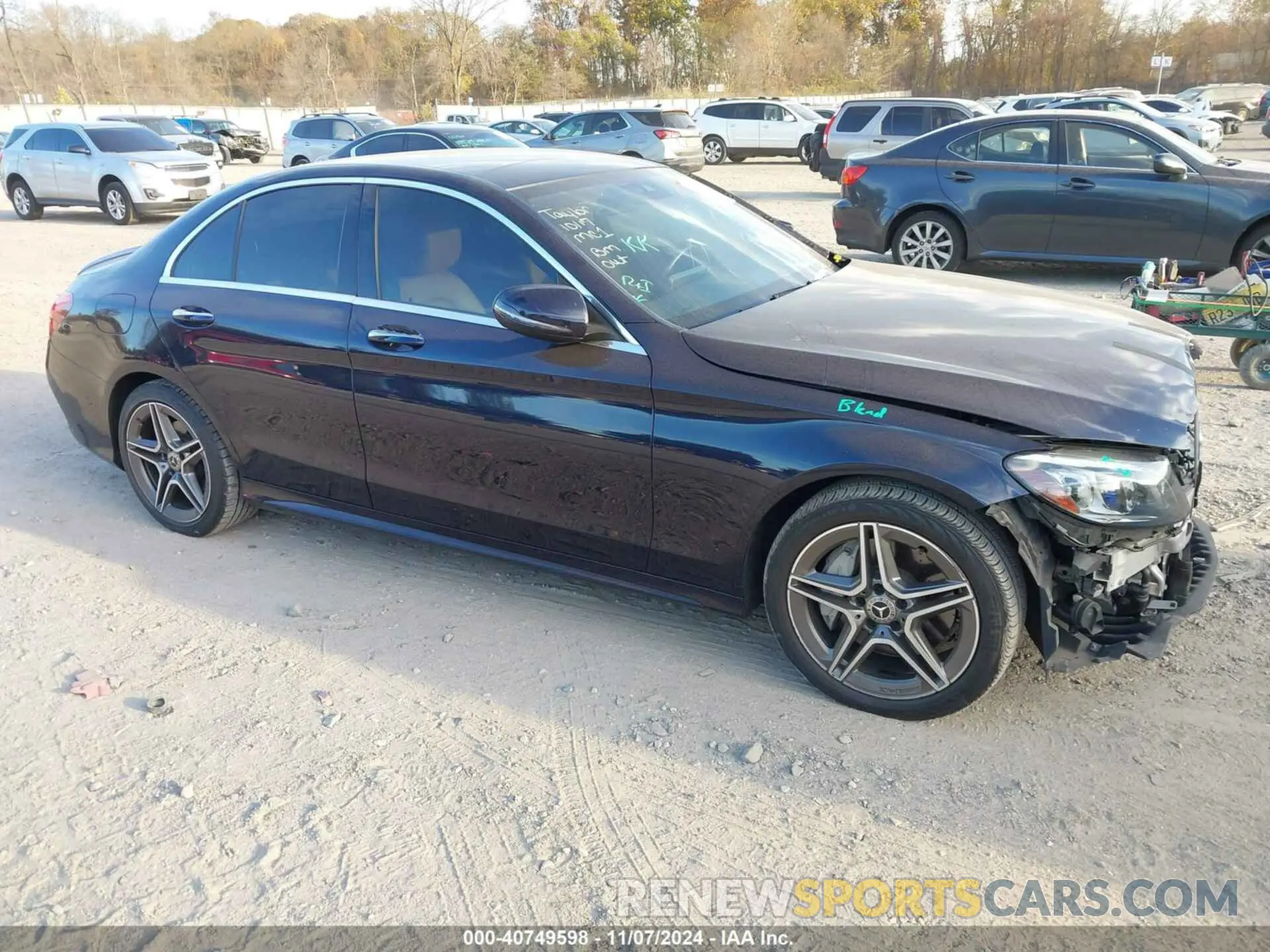 1 Photograph of a damaged car 55SWF8EB1LU330557 MERCEDES-BENZ C 300 2020