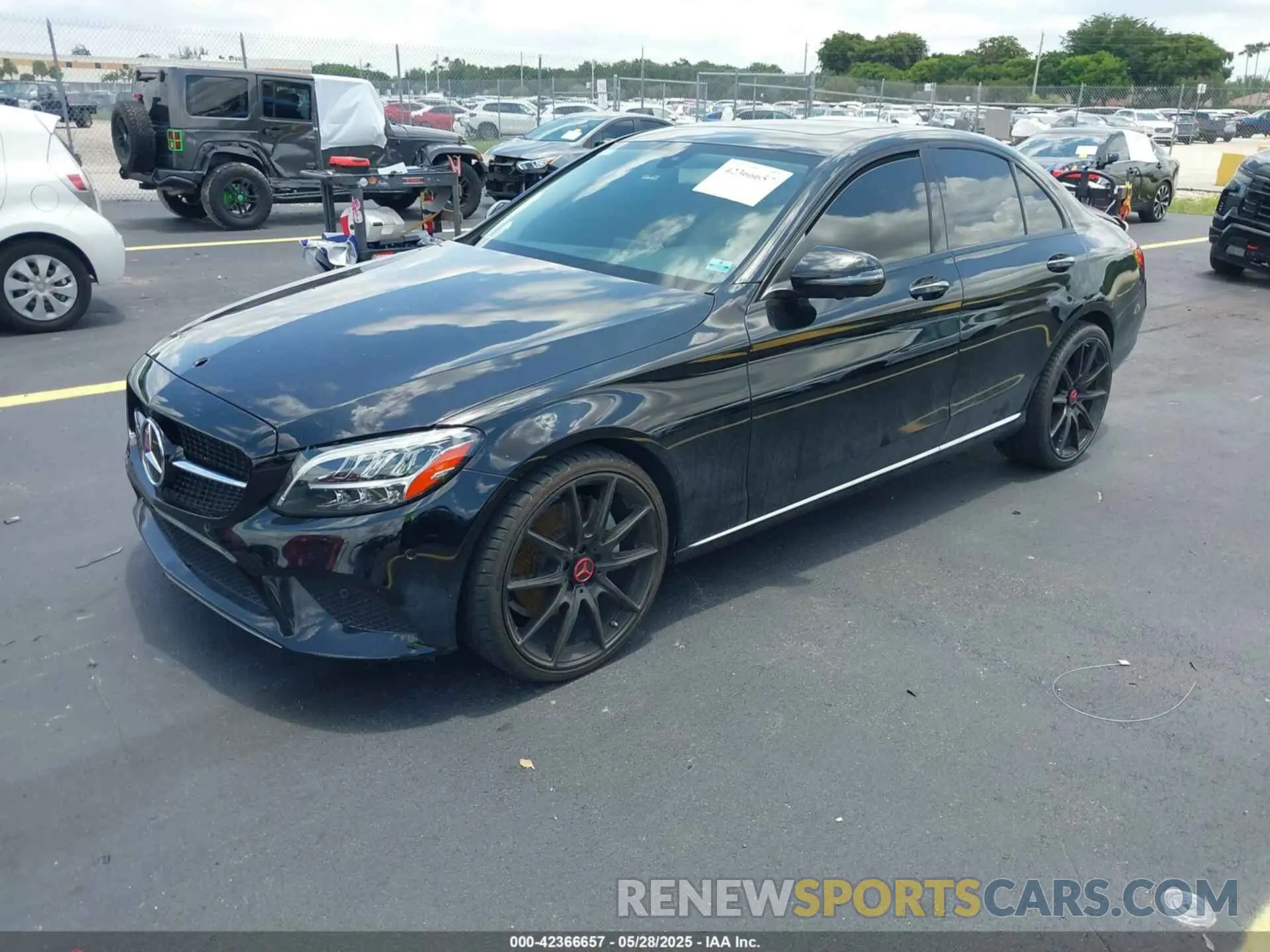 2 Photograph of a damaged car W1KWF8DB4LR581964 MERCEDES-BENZ C 300 2020