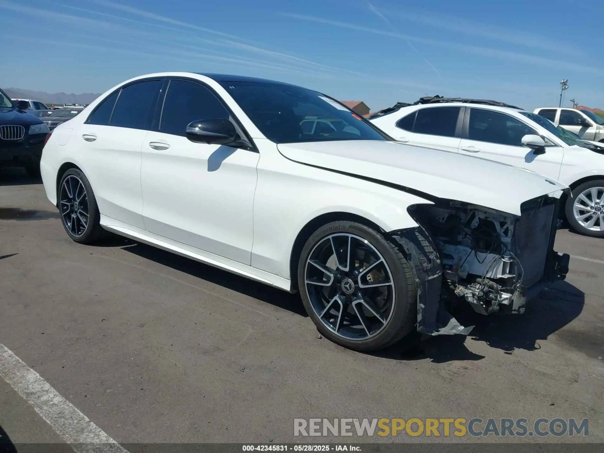 1 Photograph of a damaged car W1KWF8DB4LR592284 MERCEDES-BENZ C 300 2020