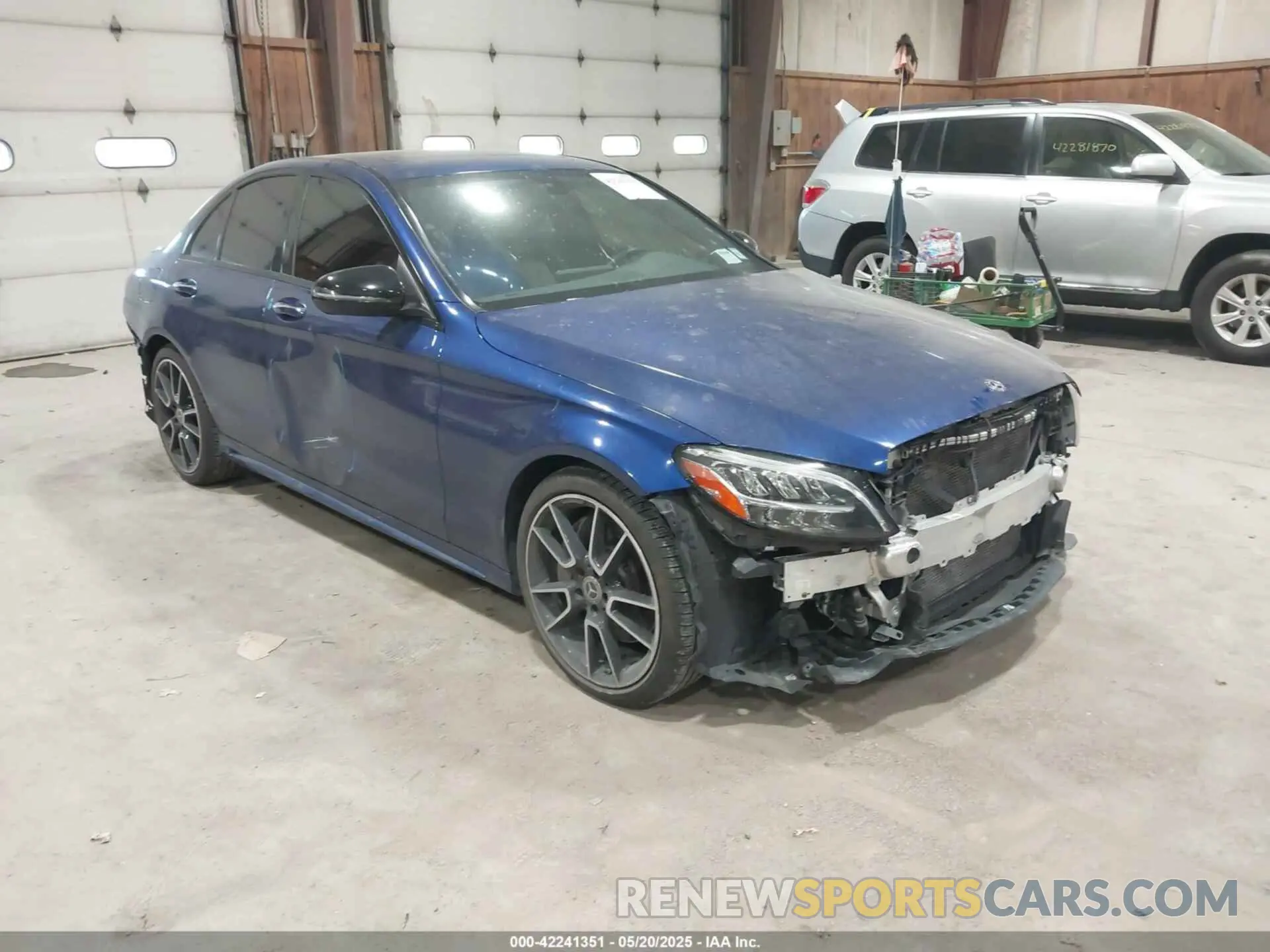 1 Photograph of a damaged car W1KWF8DB5LR569967 MERCEDES-BENZ C 300 2020