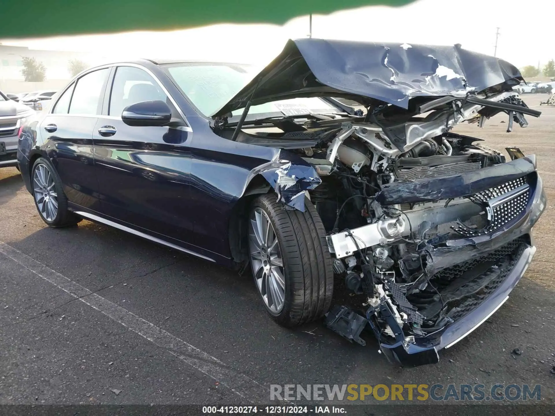 1 Photograph of a damaged car W1KWF8DB5LR594139 MERCEDES-BENZ C 300 2020