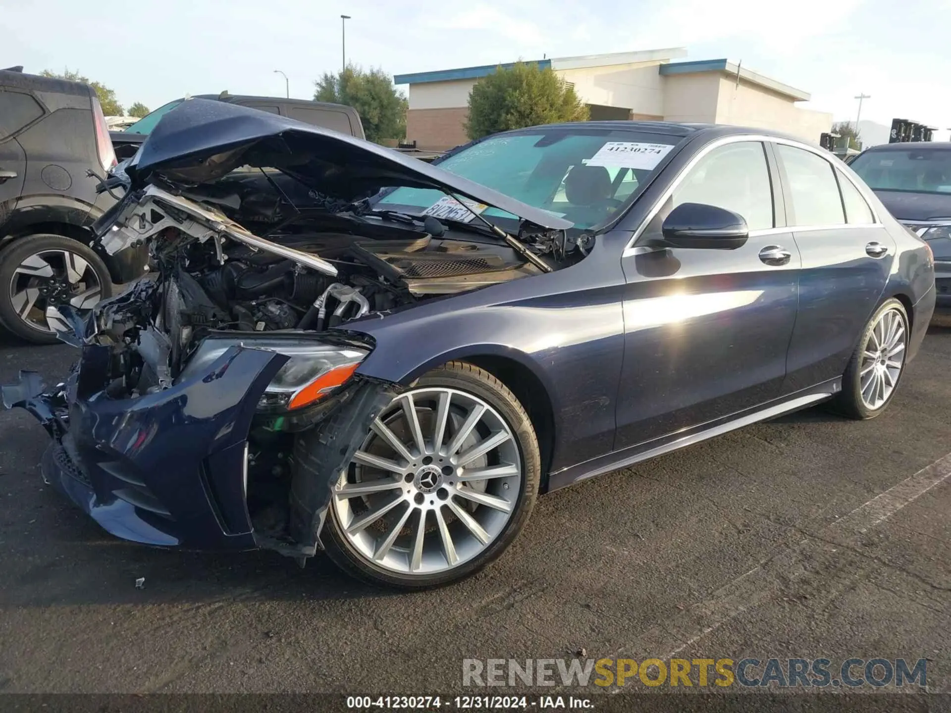 2 Photograph of a damaged car W1KWF8DB5LR594139 MERCEDES-BENZ C 300 2020