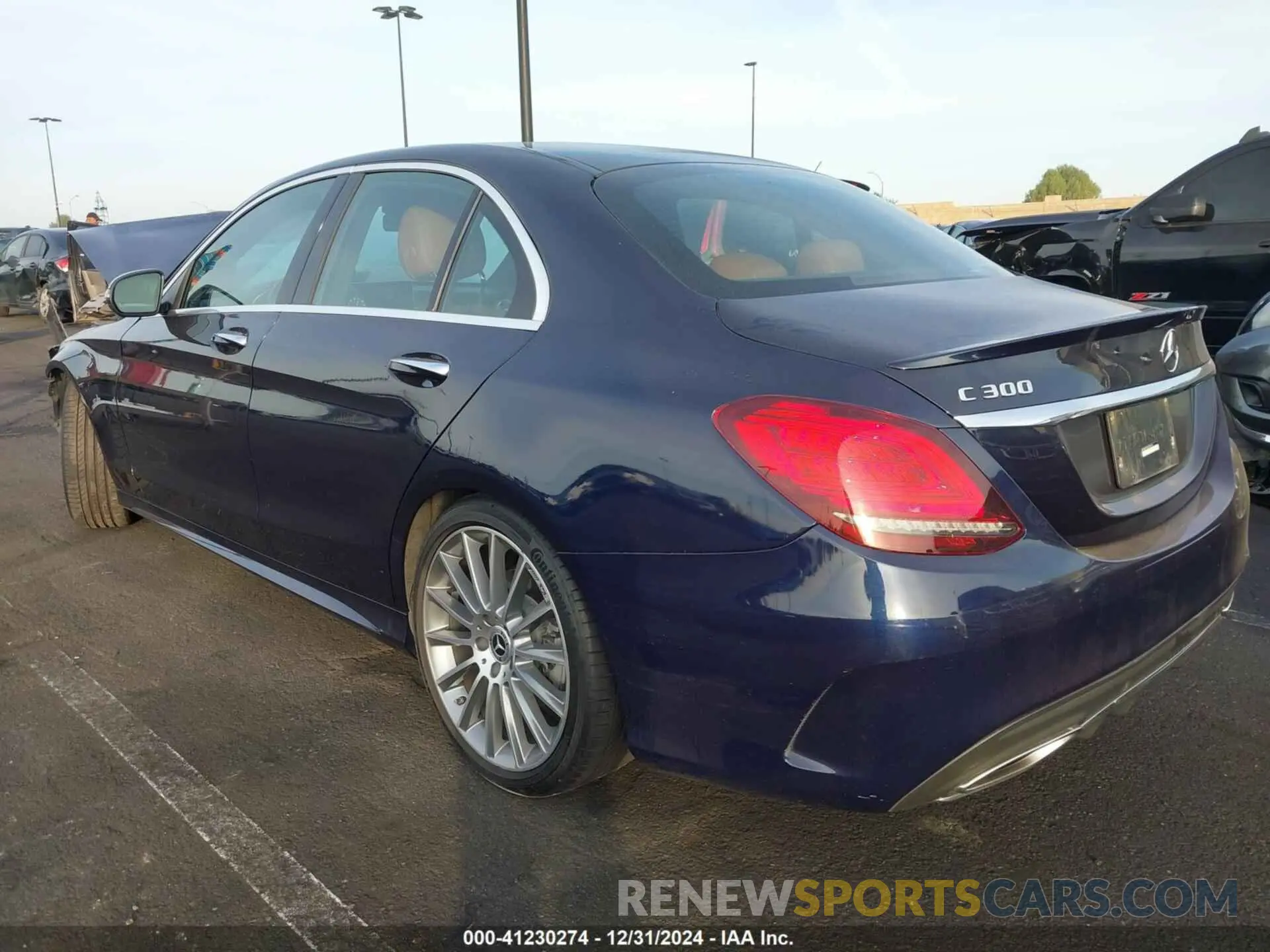 3 Photograph of a damaged car W1KWF8DB5LR594139 MERCEDES-BENZ C 300 2020