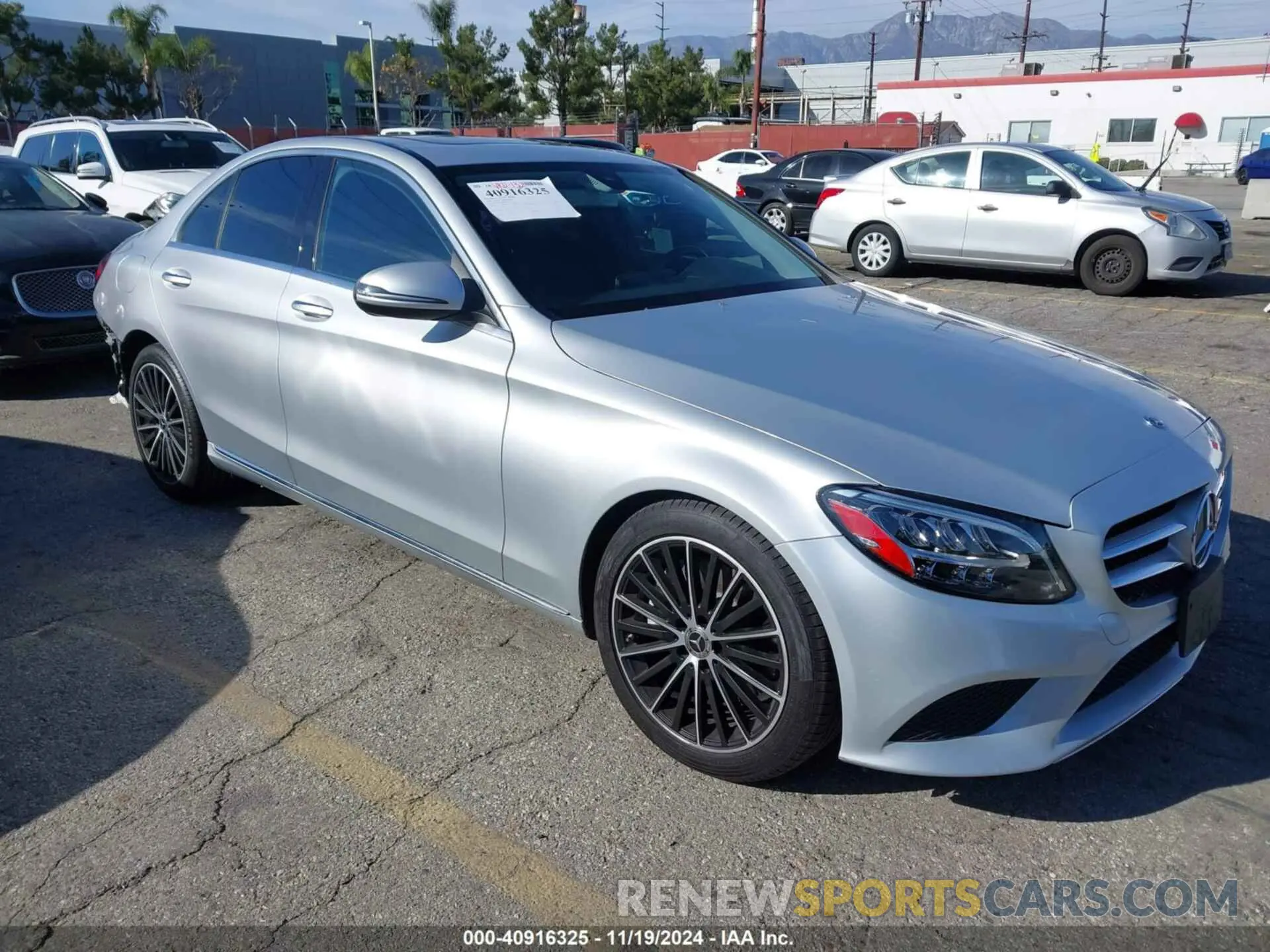 1 Photograph of a damaged car W1KWF8DB6LR582758 MERCEDES-BENZ C 300 2020