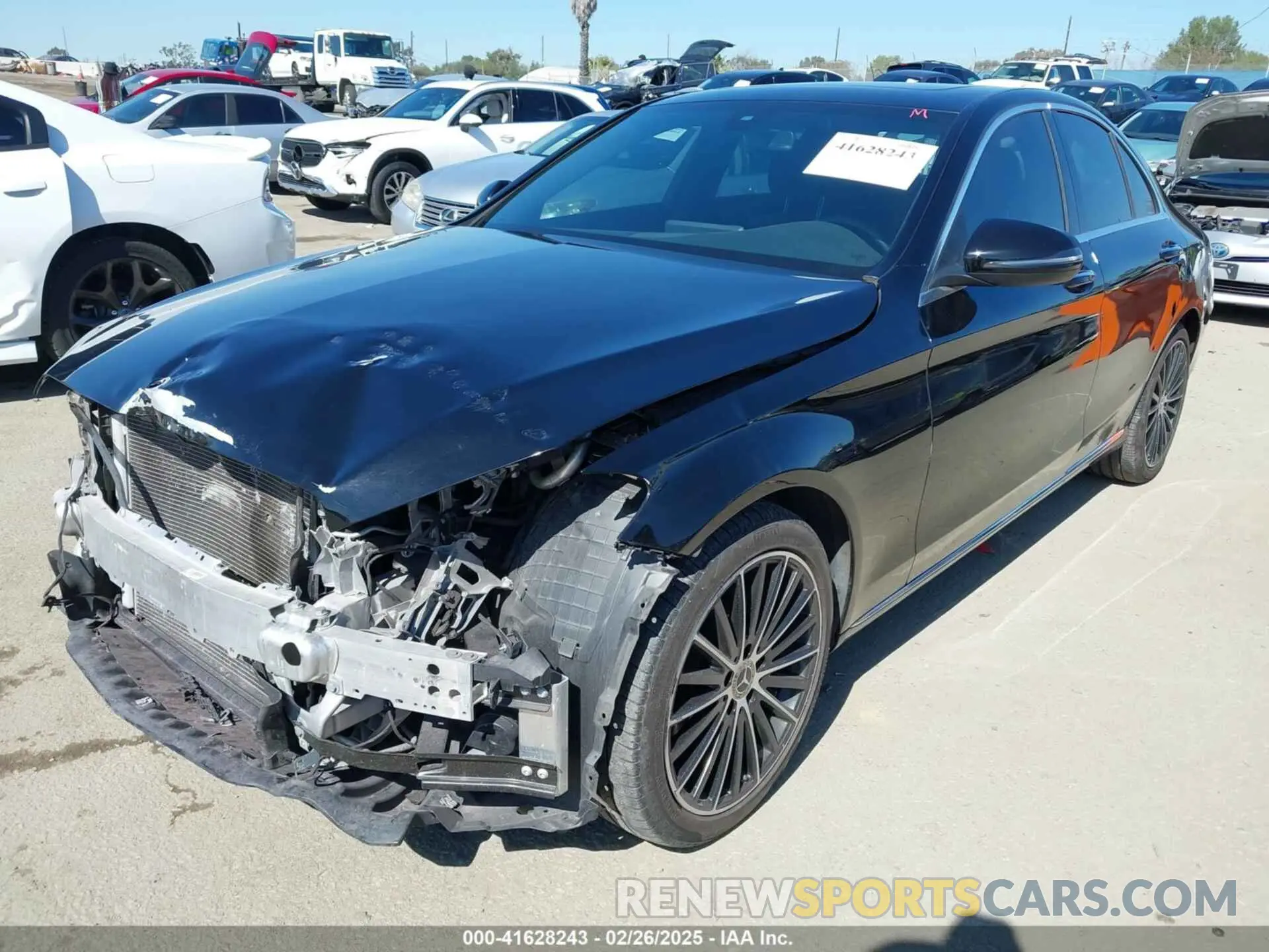 2 Photograph of a damaged car W1KWF8DB7LR579318 MERCEDES-BENZ C 300 2020