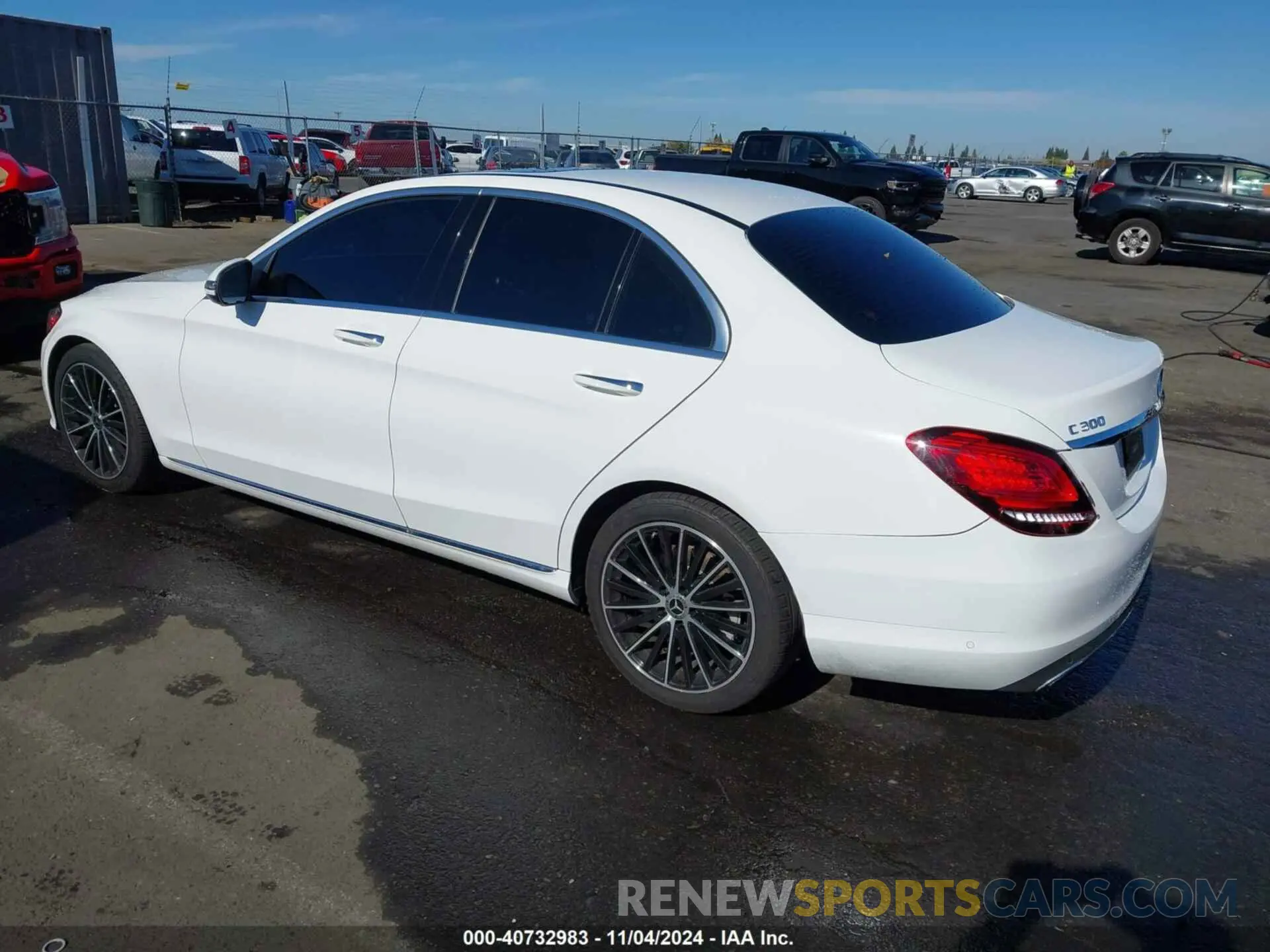 3 Photograph of a damaged car W1KWF8DB7LR599262 MERCEDES-BENZ C 300 2020