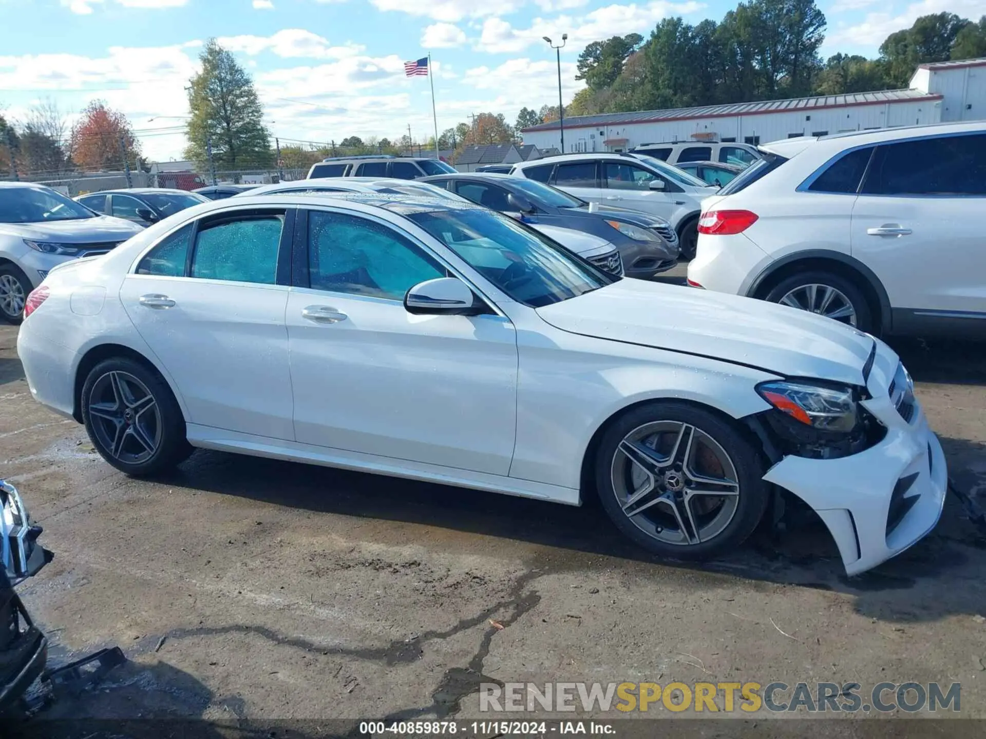 13 Photograph of a damaged car W1KWF8EB7LR570309 MERCEDES-BENZ C 300 2020