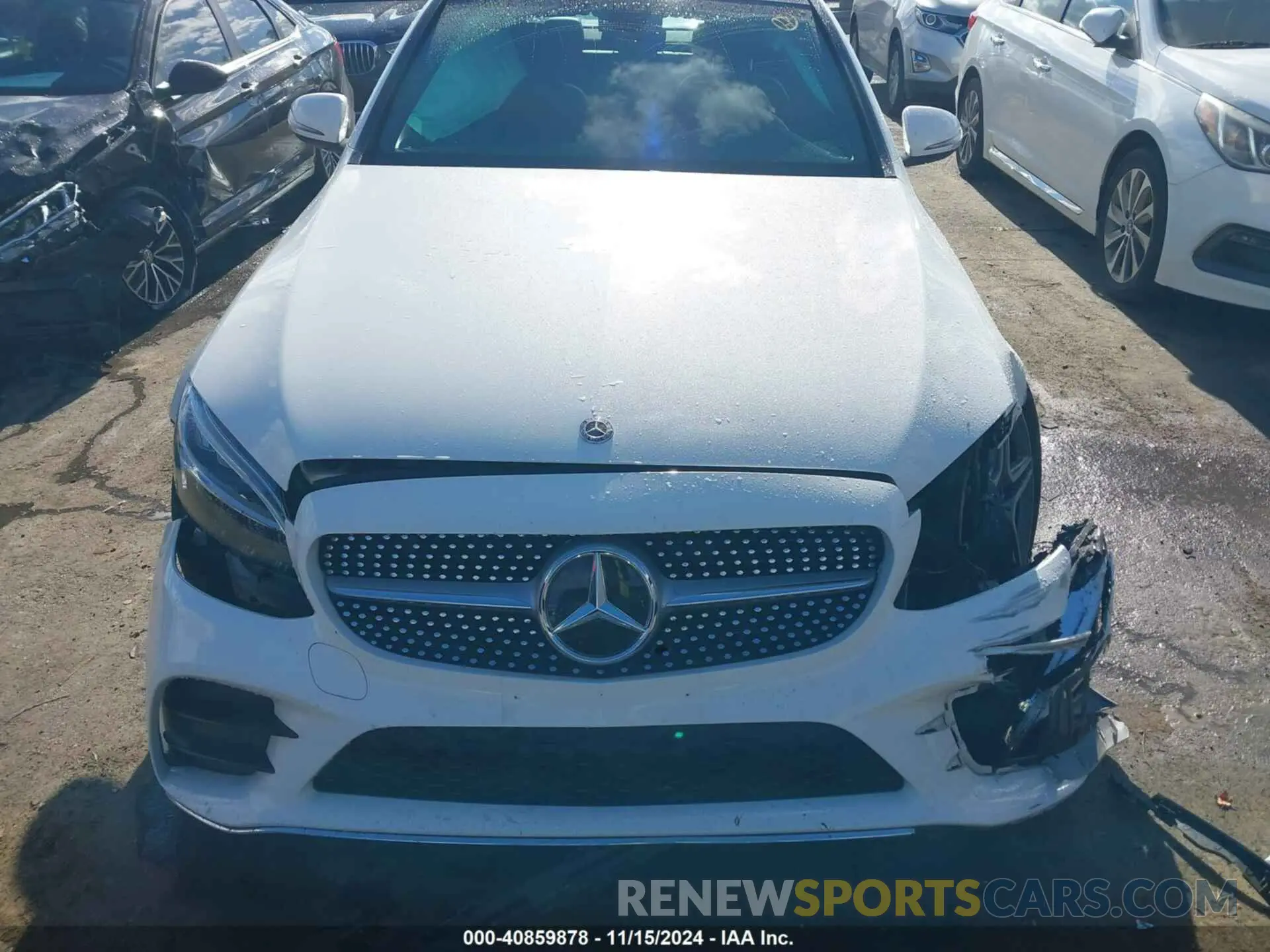 6 Photograph of a damaged car W1KWF8EB7LR570309 MERCEDES-BENZ C 300 2020