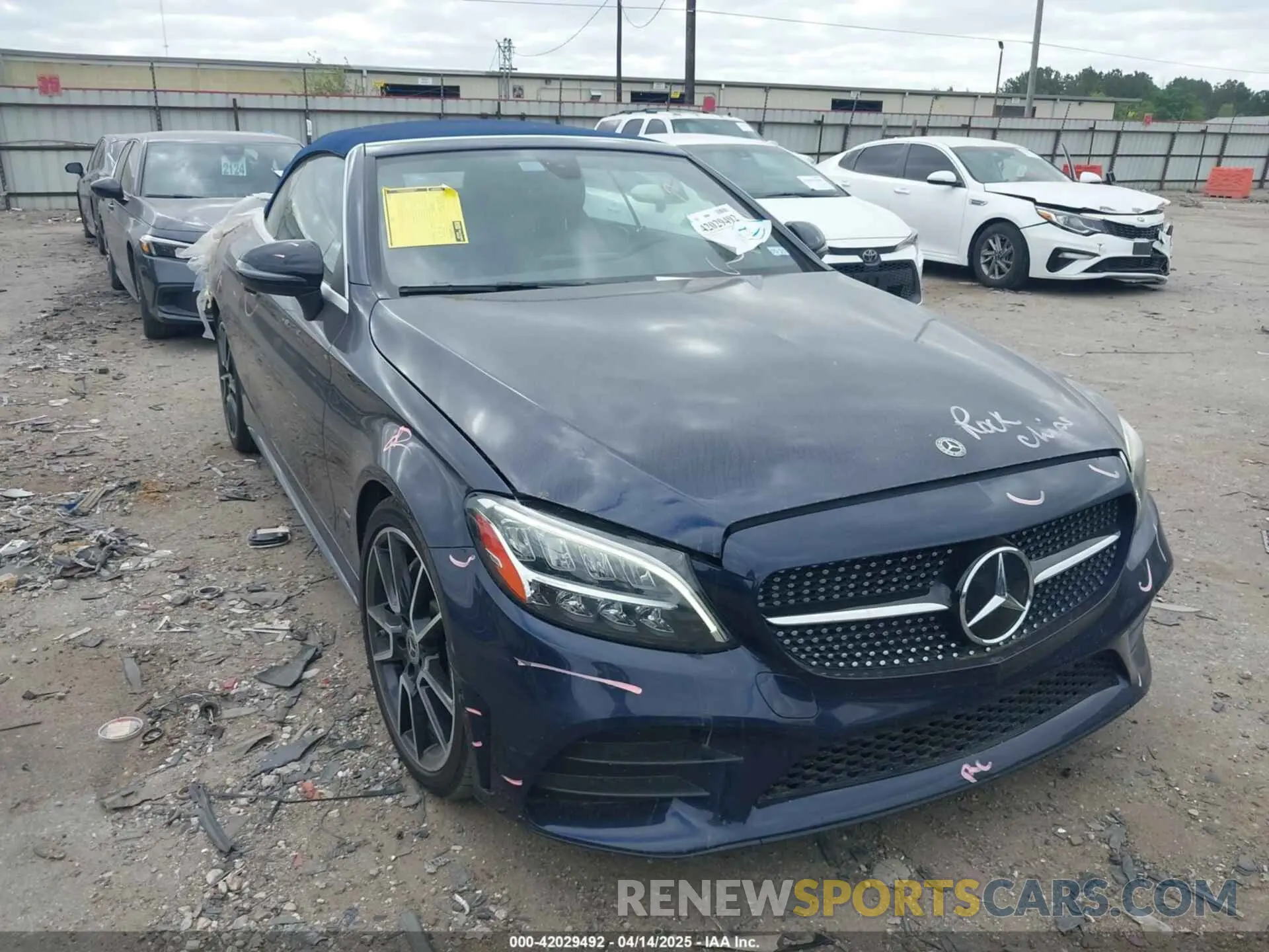 1 Photograph of a damaged car W1KWK8DB3LG015172 MERCEDES-BENZ C 300 2020