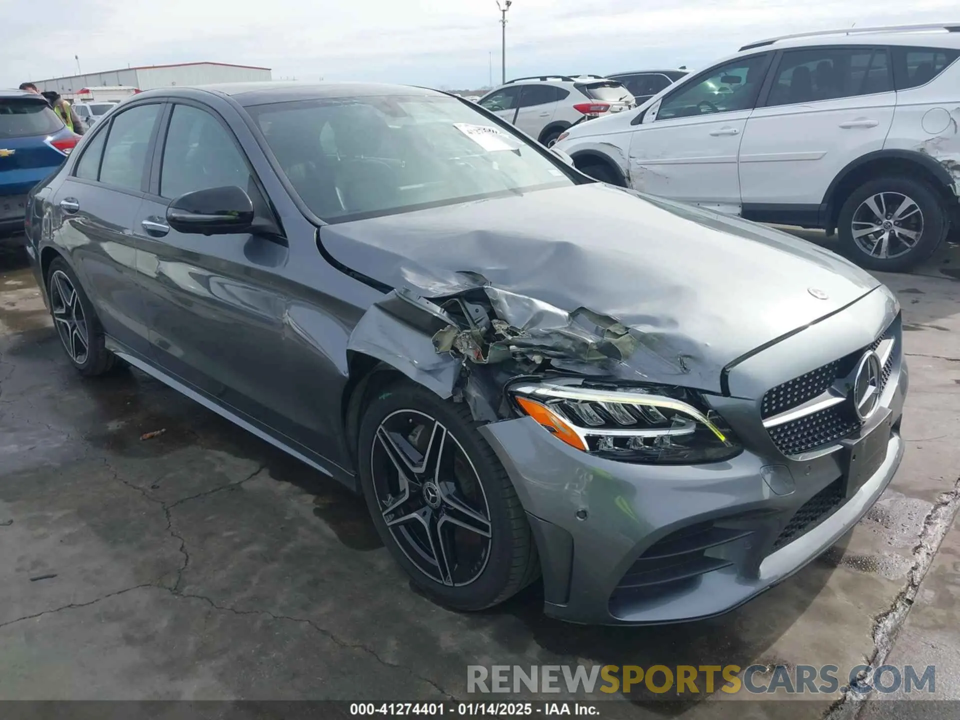 1 Photograph of a damaged car WDDWF8DB3LR558241 MERCEDES-BENZ C 300 2020