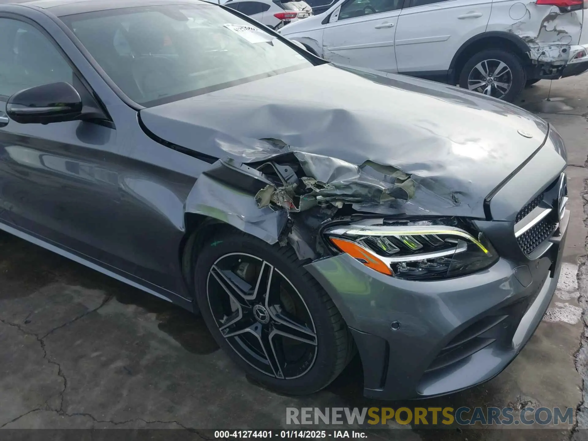 6 Photograph of a damaged car WDDWF8DB3LR558241 MERCEDES-BENZ C 300 2020