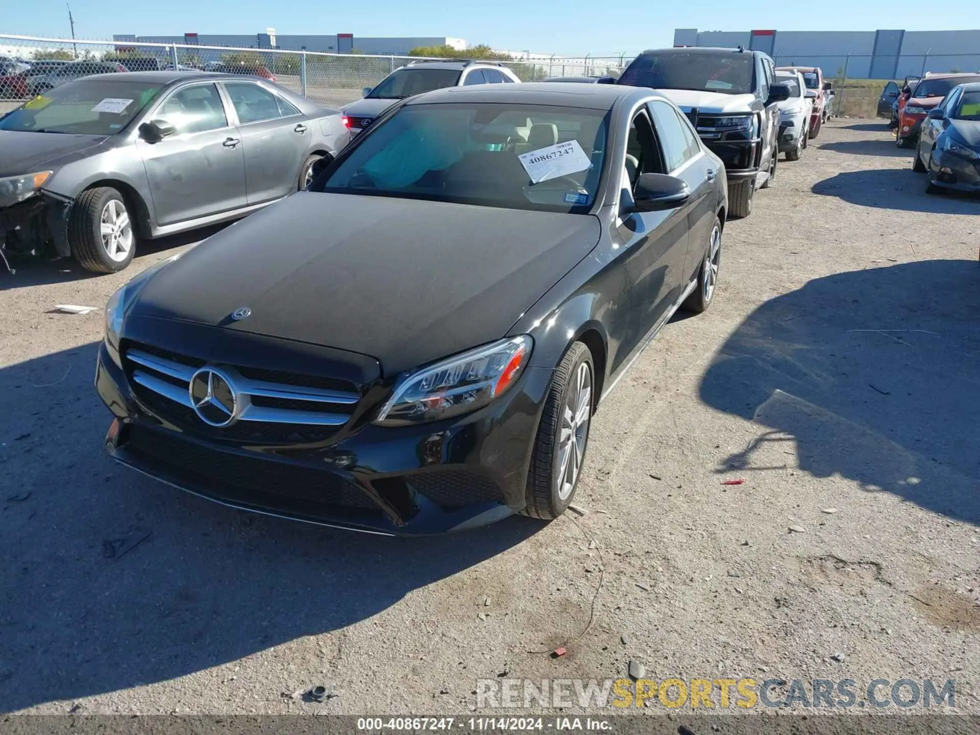 2 Photograph of a damaged car WDDWF8DB5LR555471 MERCEDES-BENZ C 300 2020