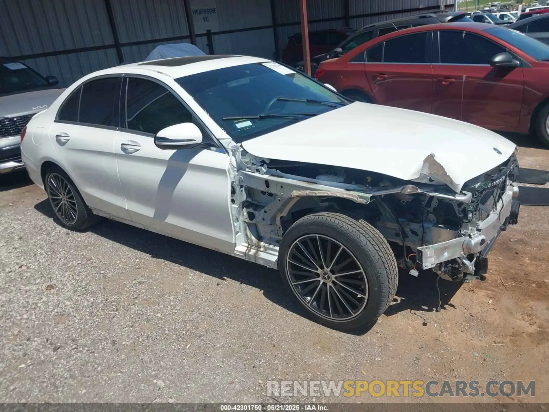 1 Photograph of a damaged car WDDWF8DB5LR556278 MERCEDES-BENZ C 300 2020