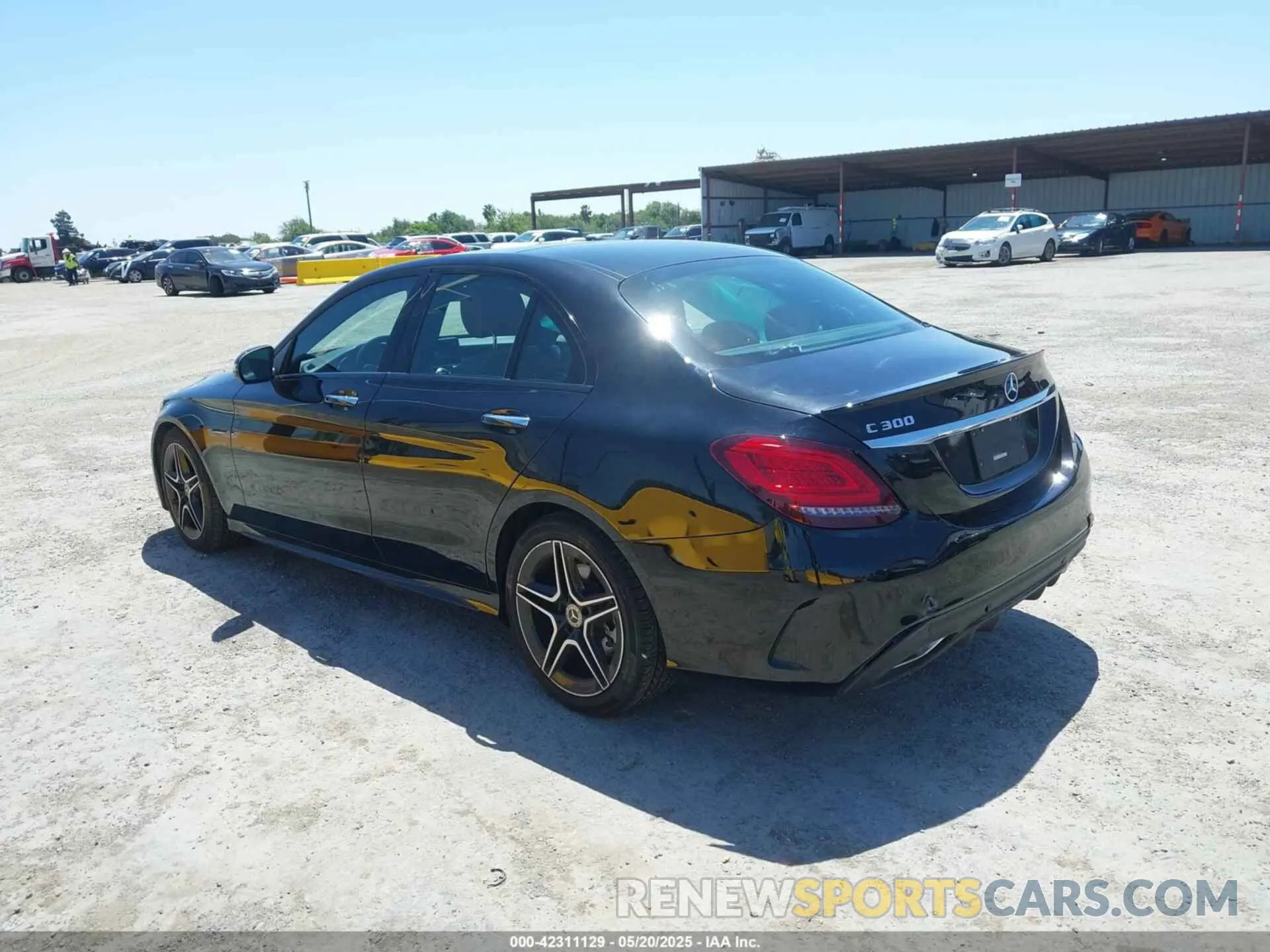 3 Photograph of a damaged car WDDWF8DB7LR561868 MERCEDES-BENZ C 300 2020