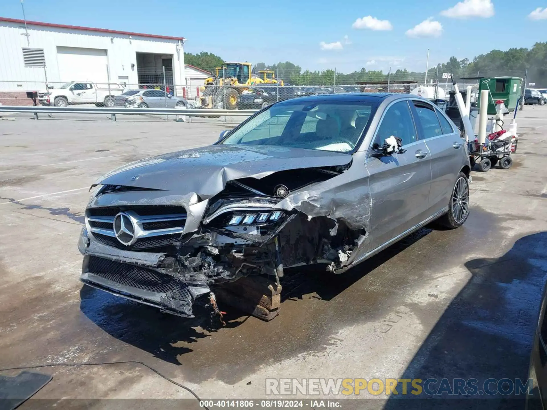 2 Photograph of a damaged car WDDWF8DBXLR545714 MERCEDES-BENZ C 300 2020