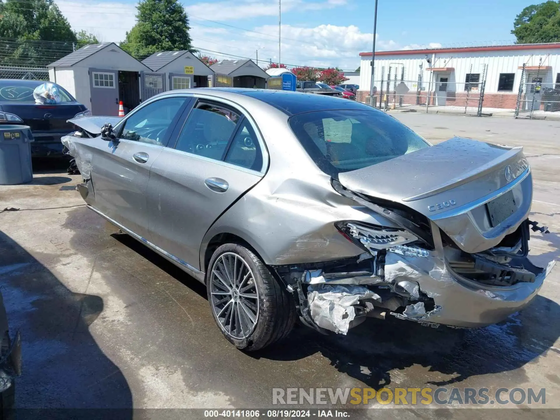 3 Photograph of a damaged car WDDWF8DBXLR545714 MERCEDES-BENZ C 300 2020