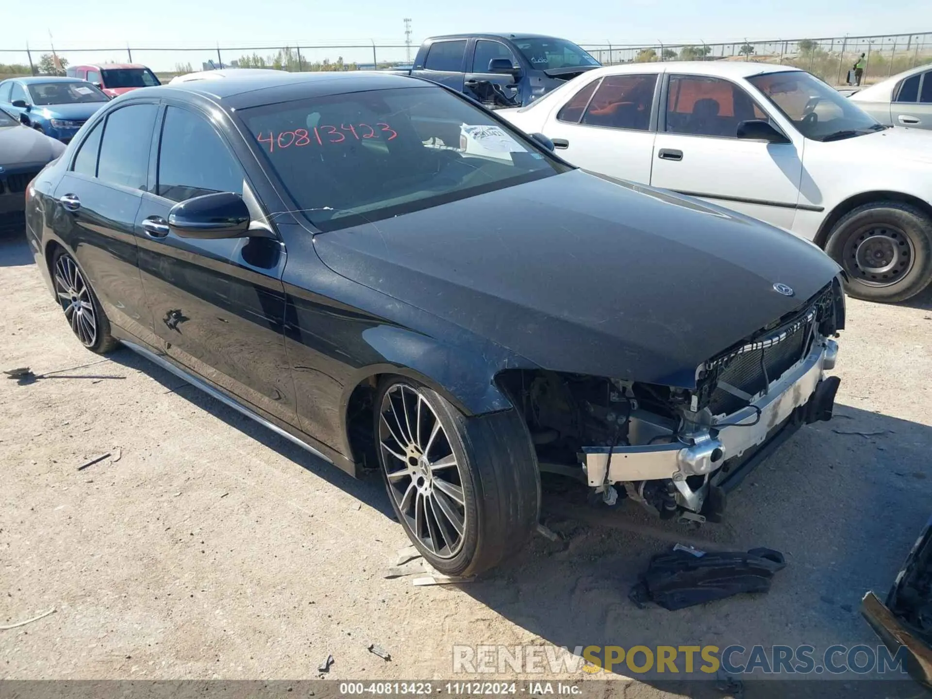 1 Photograph of a damaged car WDDWF8DBXLR558513 MERCEDES-BENZ C 300 2020