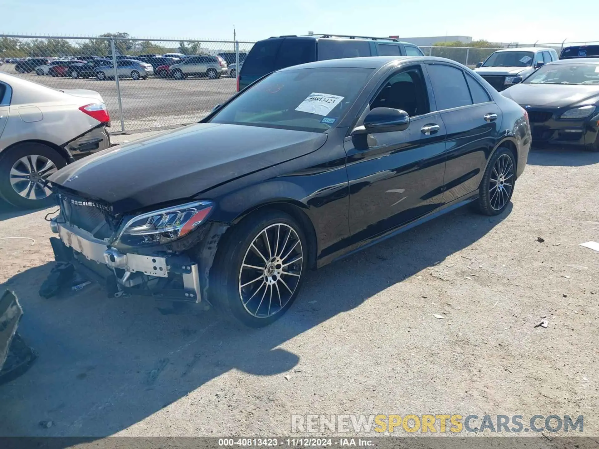 2 Photograph of a damaged car WDDWF8DBXLR558513 MERCEDES-BENZ C 300 2020