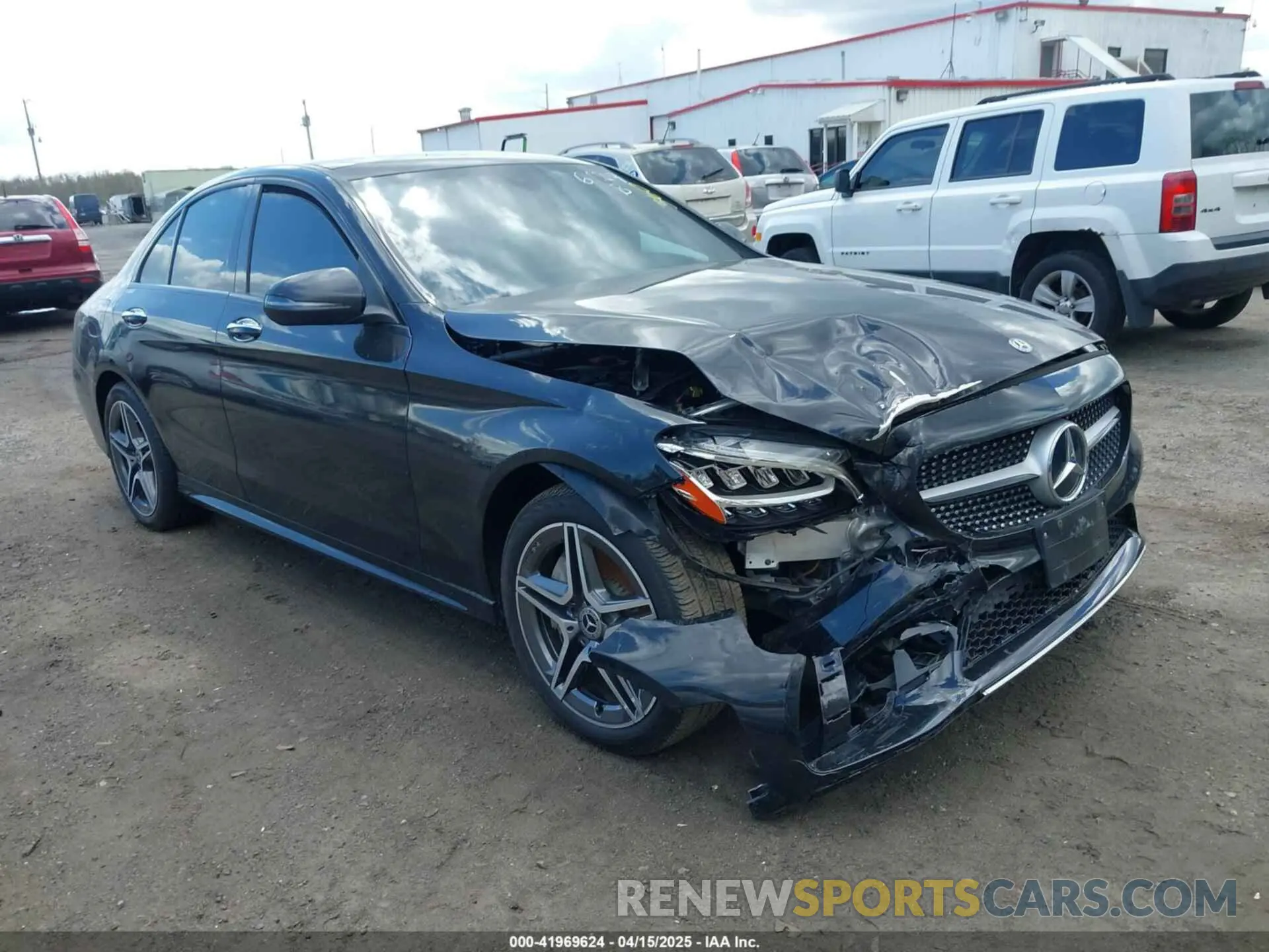 1 Photograph of a damaged car WDDWF8EB0LR536129 MERCEDES-BENZ C 300 2020
