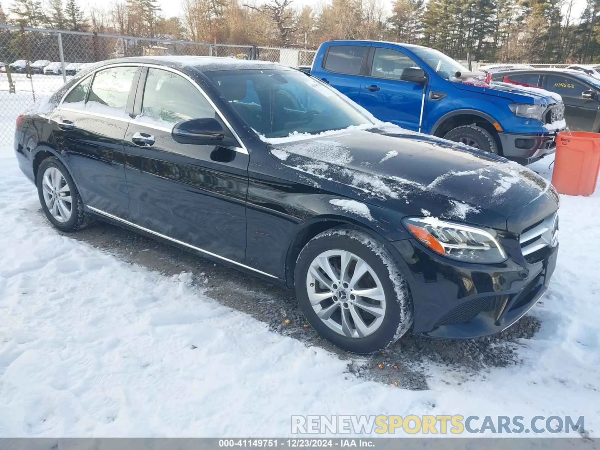 1 Photograph of a damaged car WDDWF8EB2LR559525 MERCEDES-BENZ C 300 2020