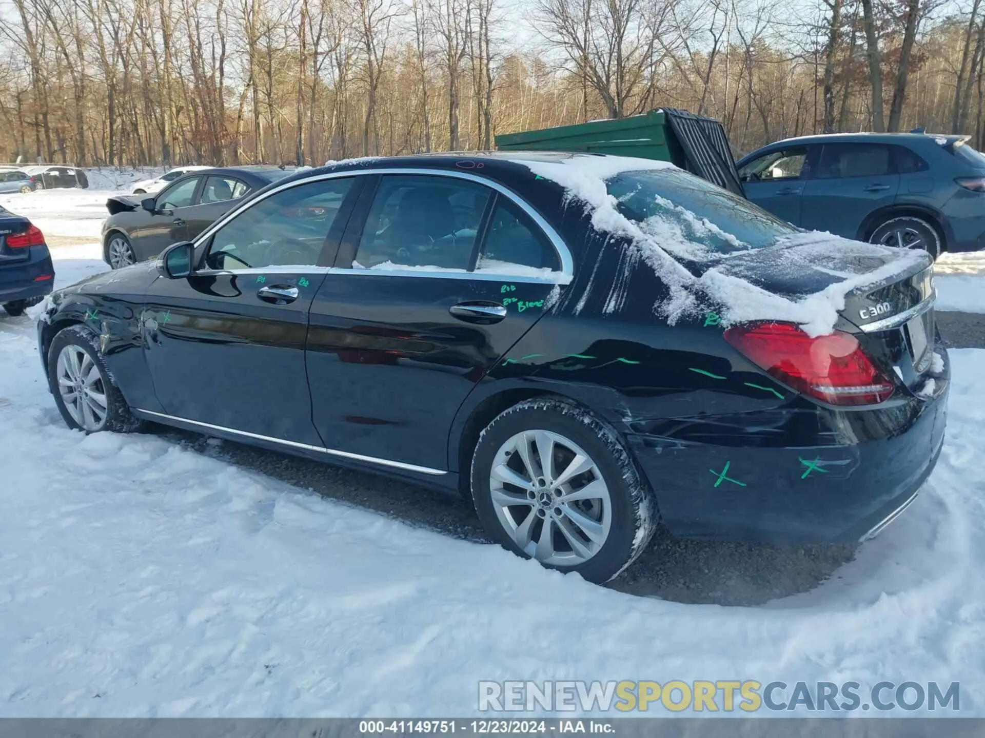 14 Photograph of a damaged car WDDWF8EB2LR559525 MERCEDES-BENZ C 300 2020